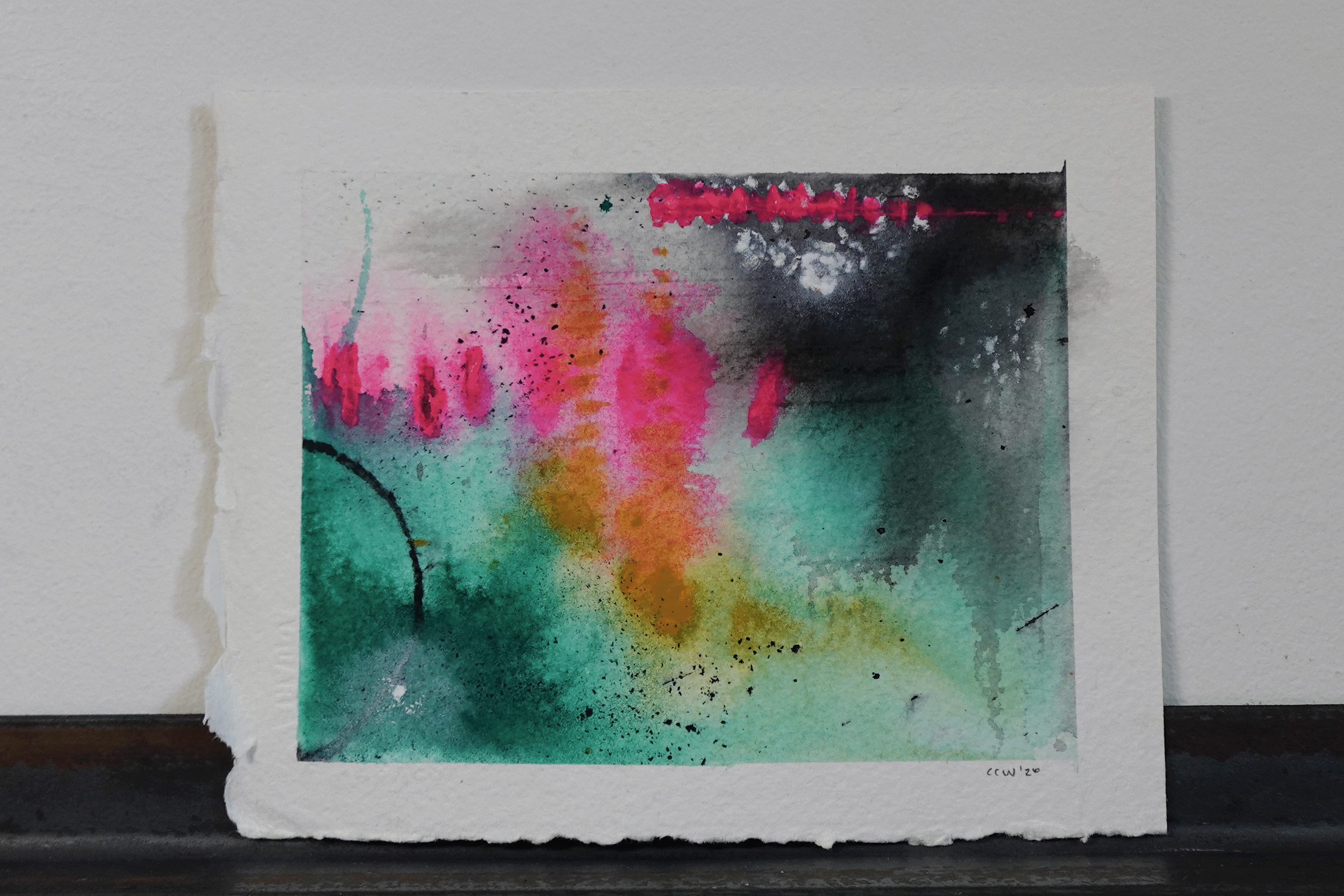 caroline wallace mixed media artwork