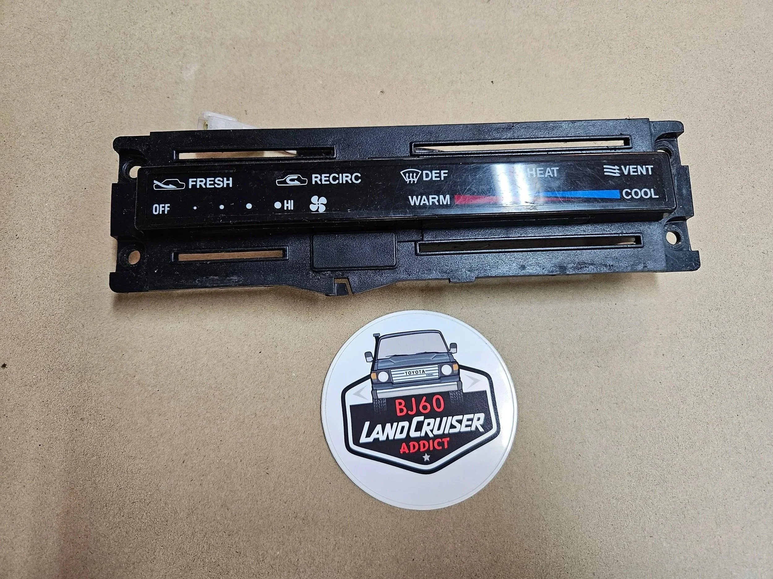 Heater control indicator