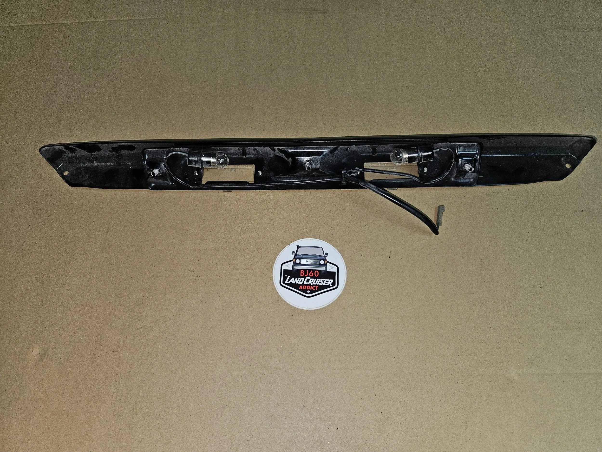 License plate light assembly.