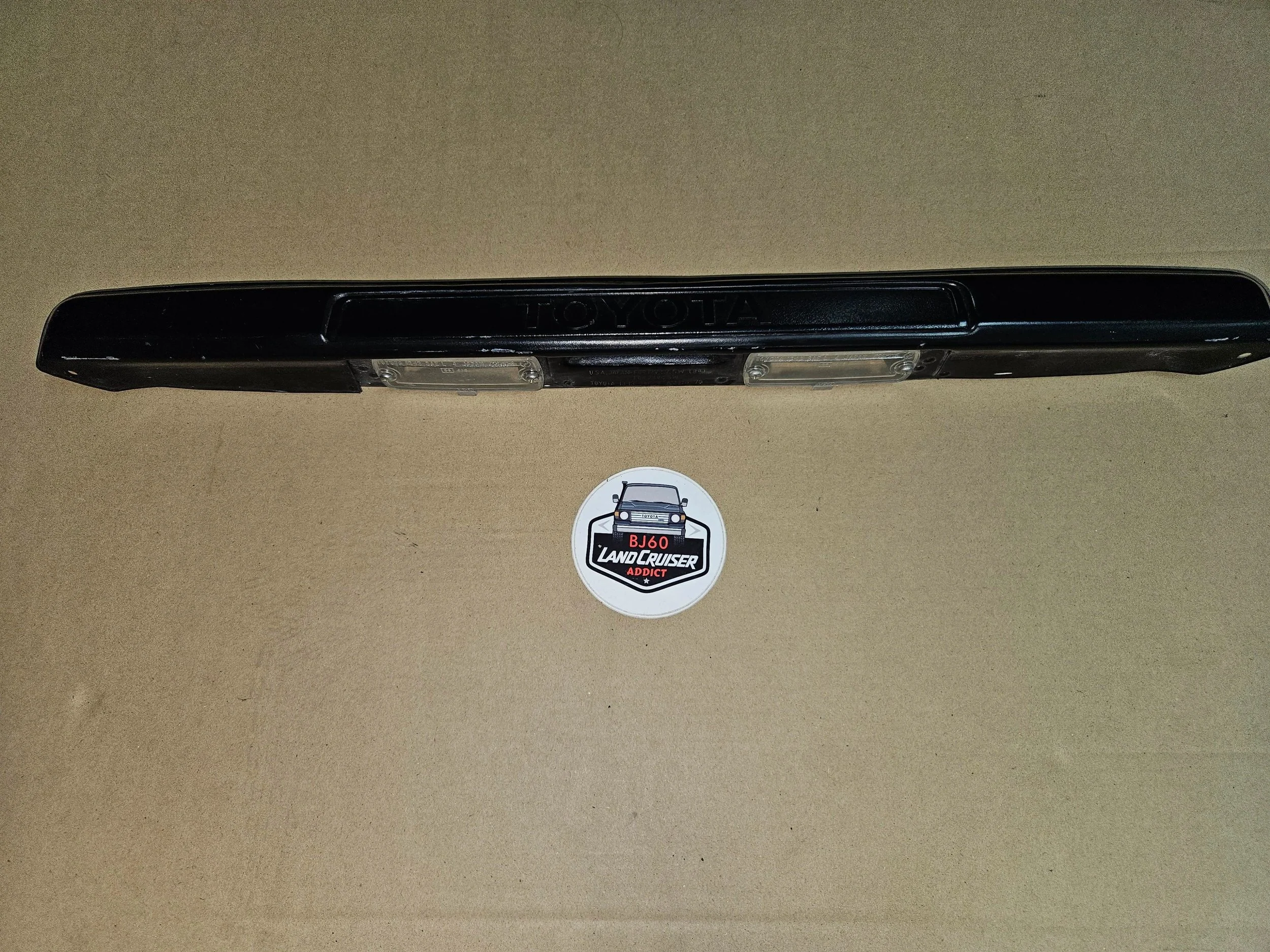 License plate light assembly.