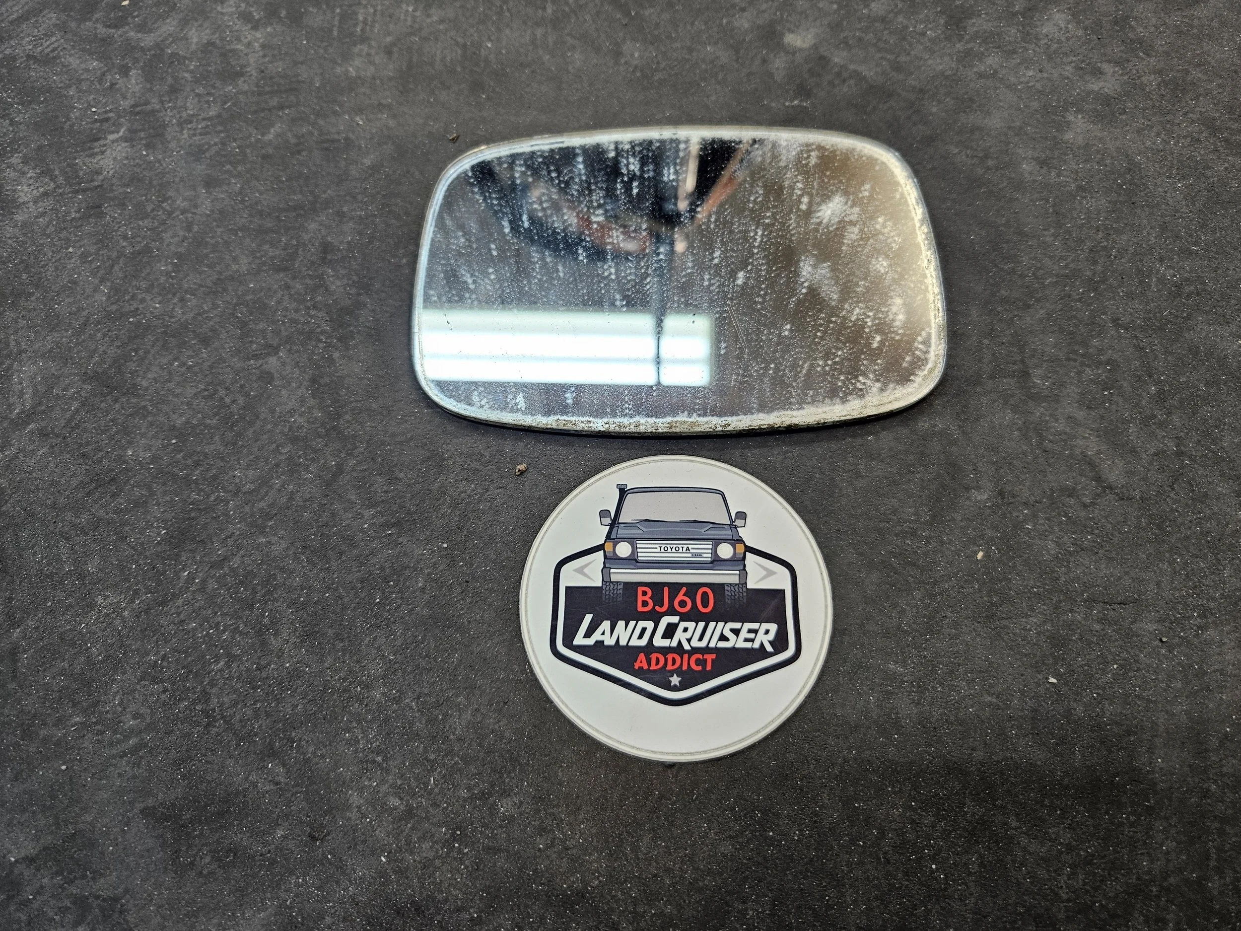 Side view mirror glass