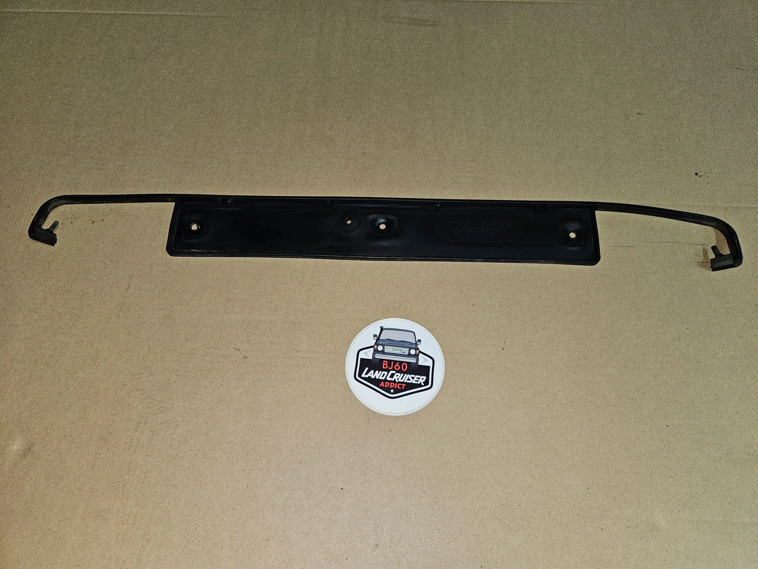 License plate light gasket