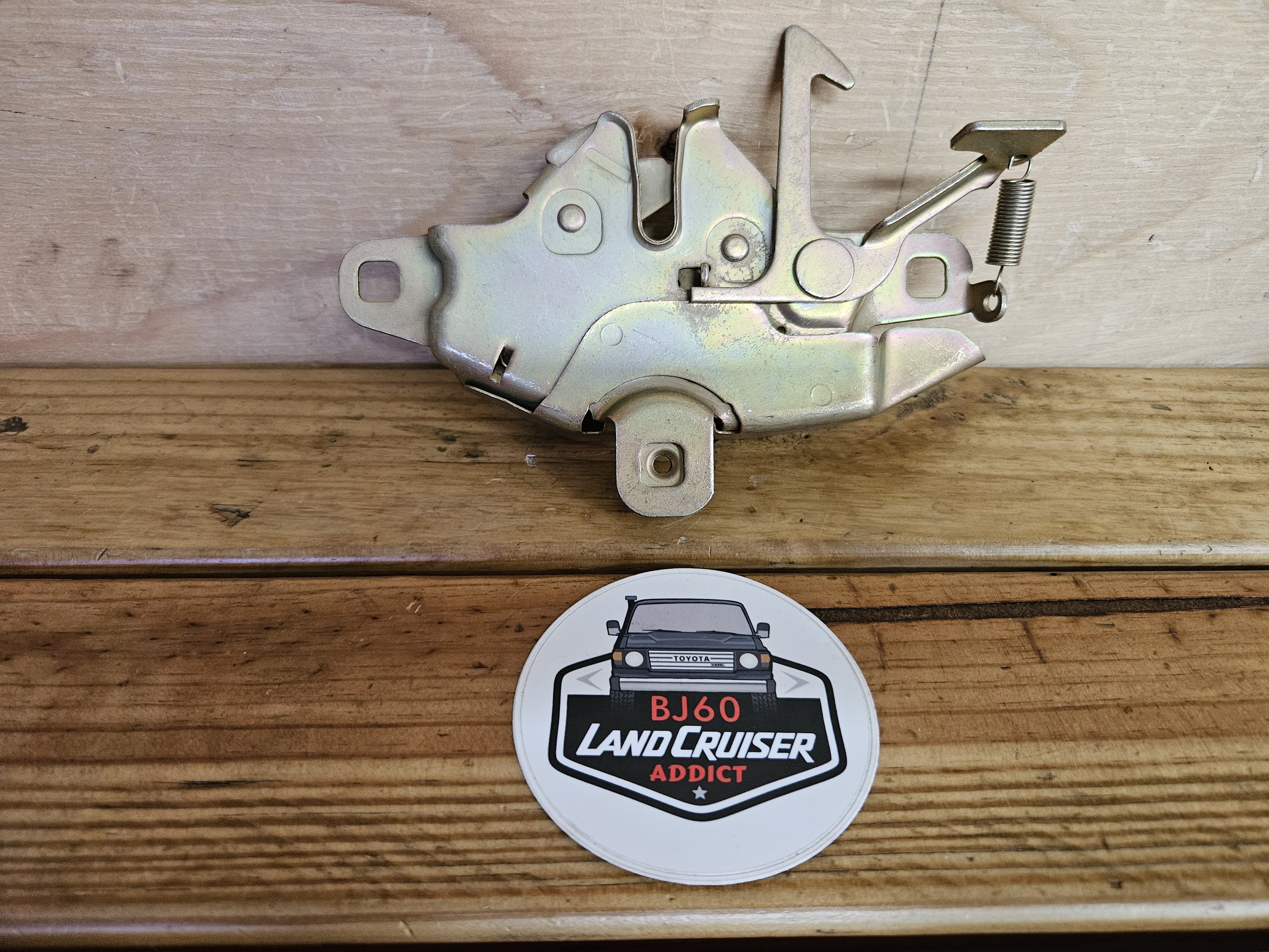 BJ70 Landcruiser hood latch front.