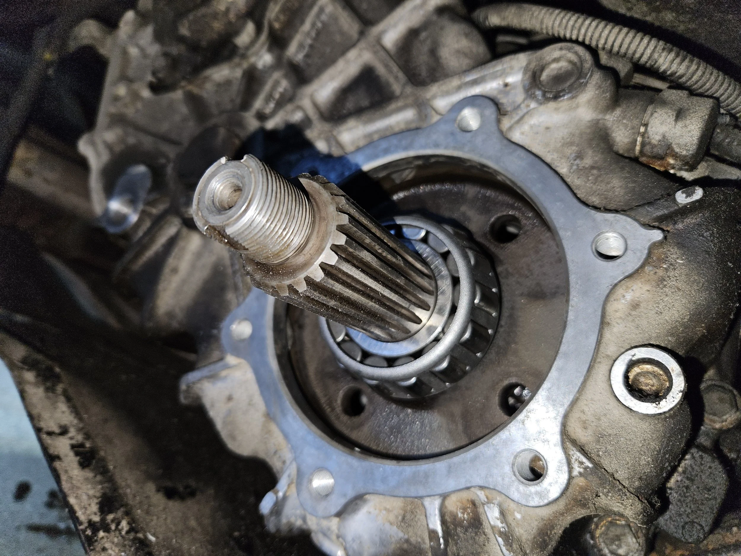 60-series Toyota Landcruiser rear output shaft bearing.