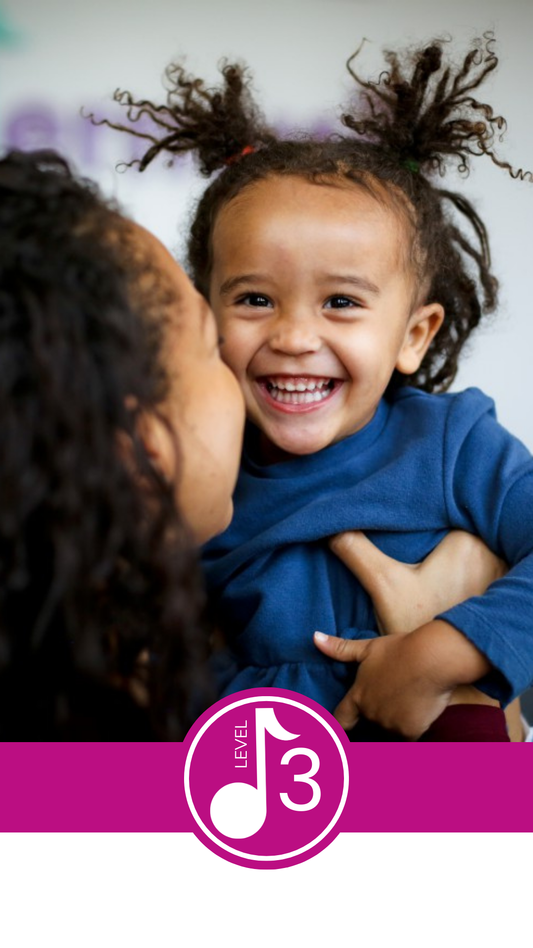 A young girl and mum enjoying Leisa's Kindermusik and movement class in Toowoomba.