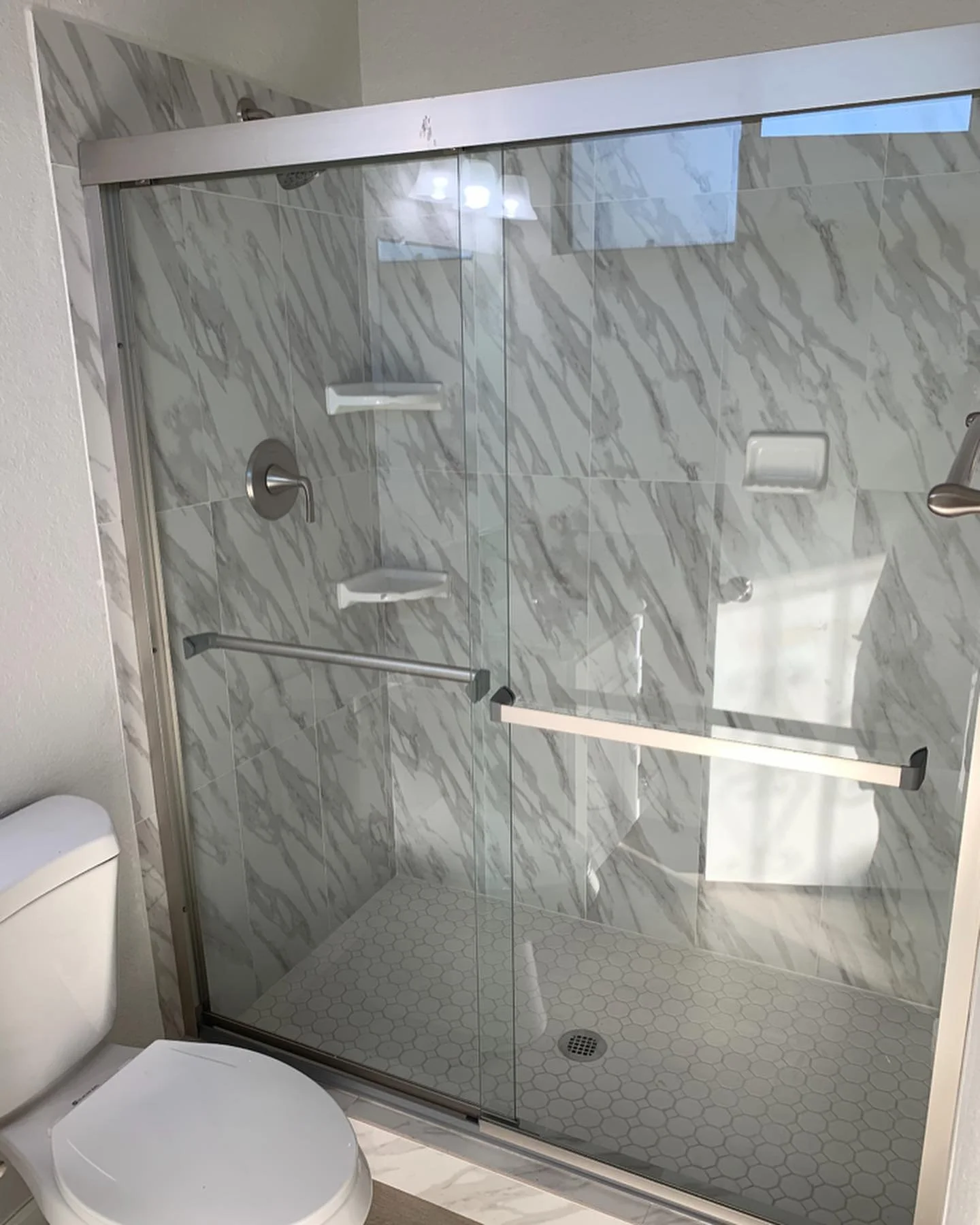 #bathroomremodel #showerremodel #granitetopsink #inlandempirecontruction #houseflips #remodels #contractor