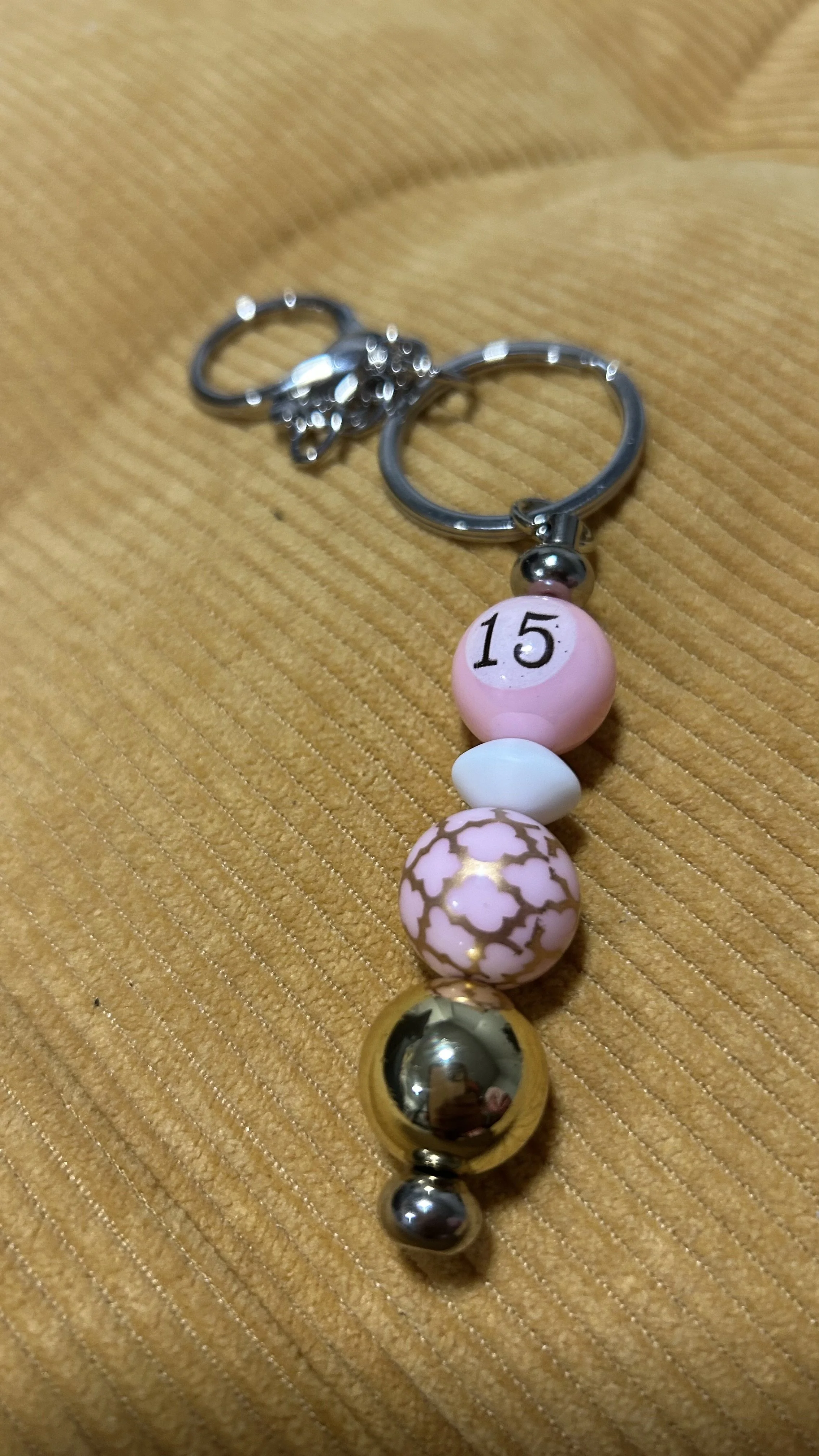 Milestone Beaded Keychain