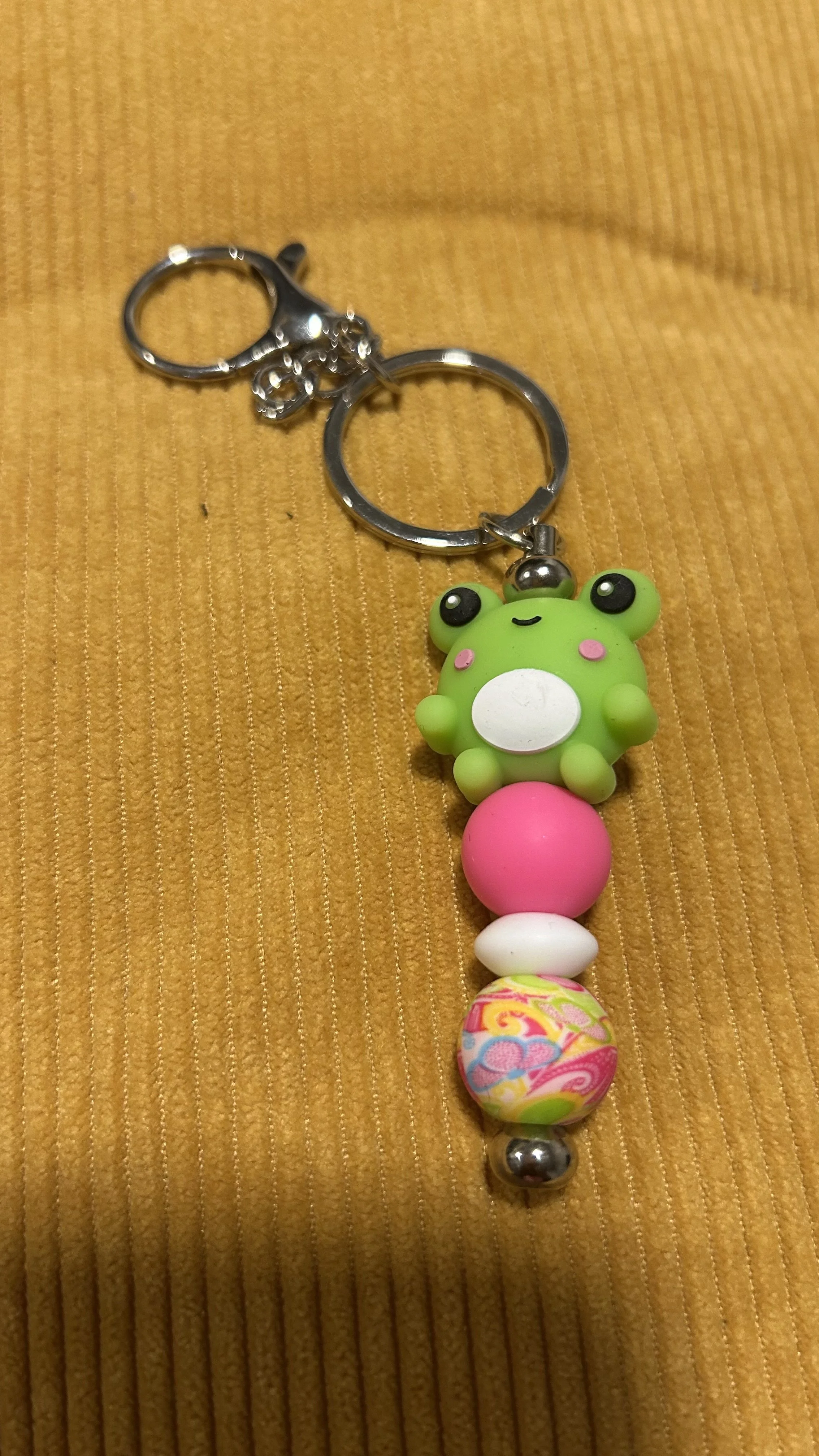 Frog Charm keychain
