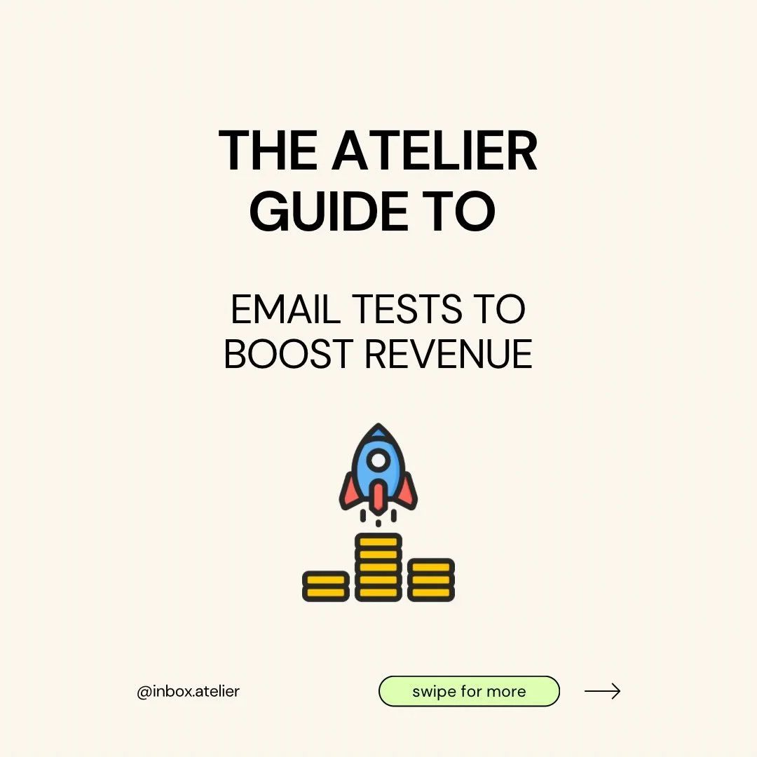 This week&rsquo;s obsession: Email tests that actually move revenue.

We&rsquo;re breaking down the five testing principles we come back to every single Q4 &mdash; the ones rooted in real data, not guesswork:

✨ Big-lever tests (value props, hierarch