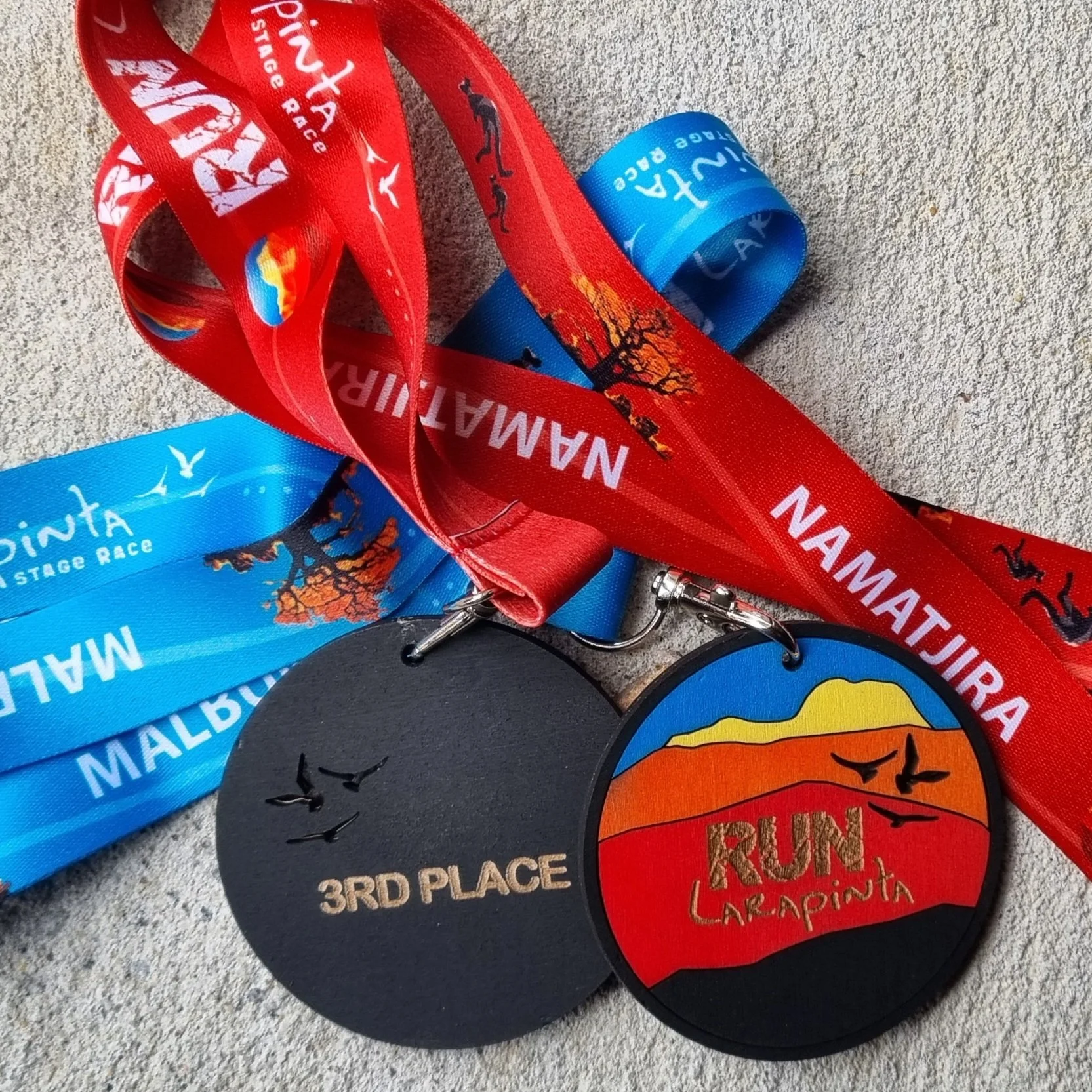 Run Larapinta Medals