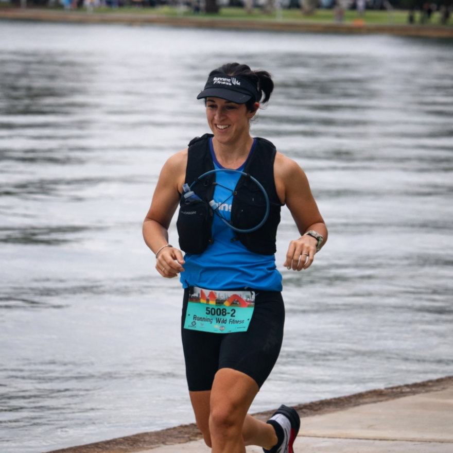 Running in my duo relay for Ultra Perth (26.5km)