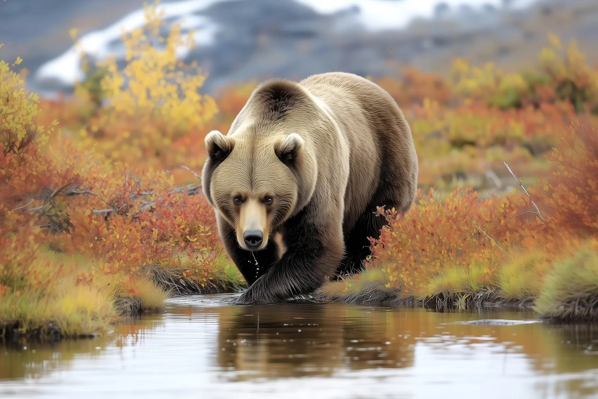 Grizzly Looking
