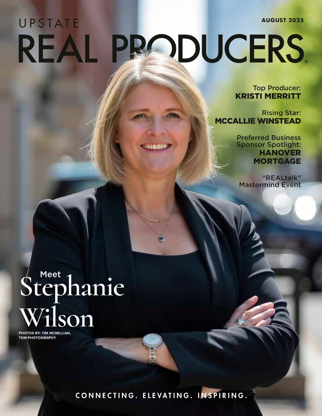 realtor branding photography for magazine cover.
