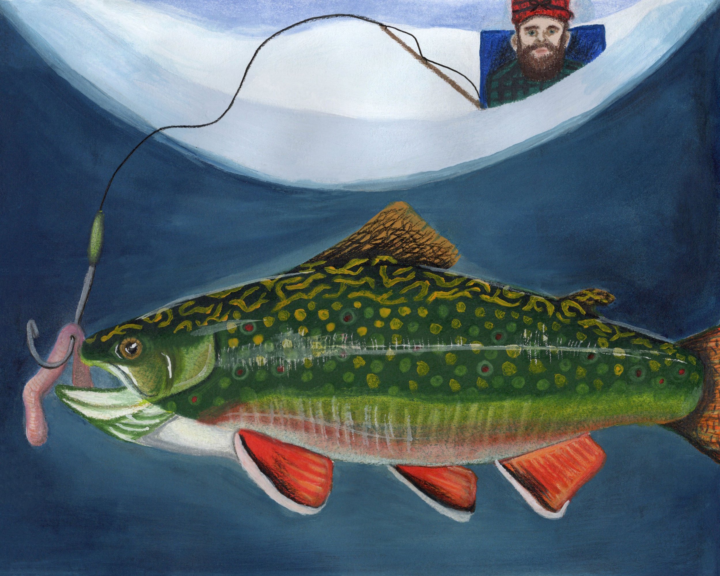 Page 1: Brooke Trout, Mixed Media, 2024.