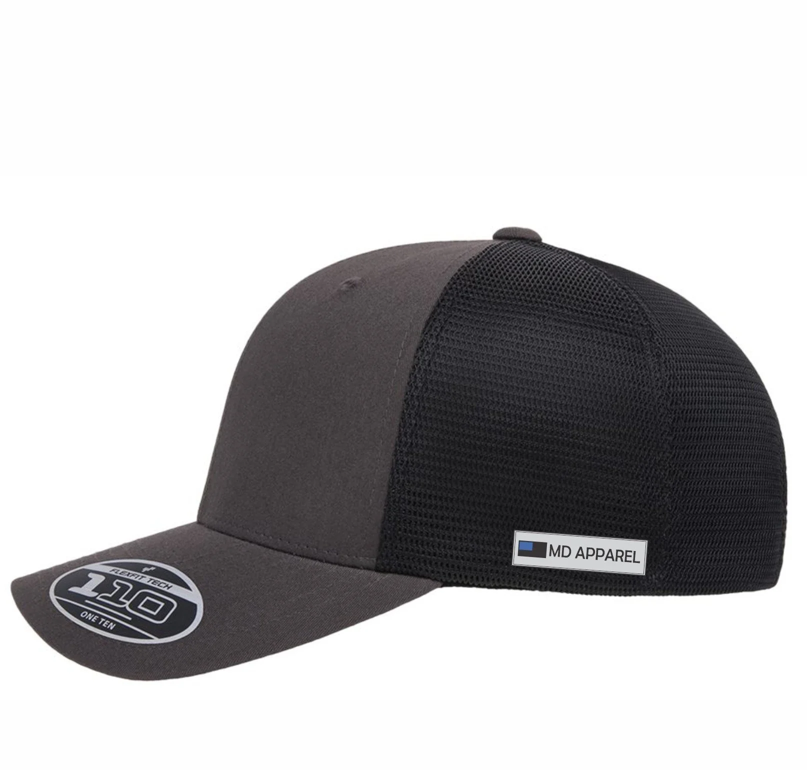 MD Apparel Hat - Gray_Black_Side.JPG