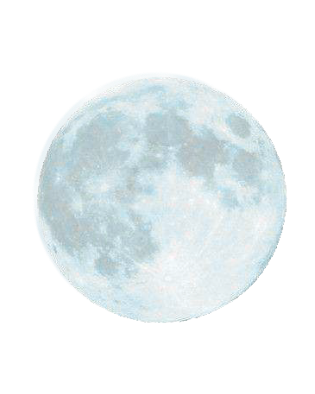 Moonlit Tide Massage: A full moon glowing in a night sky with a yellow square in the lower right corner.