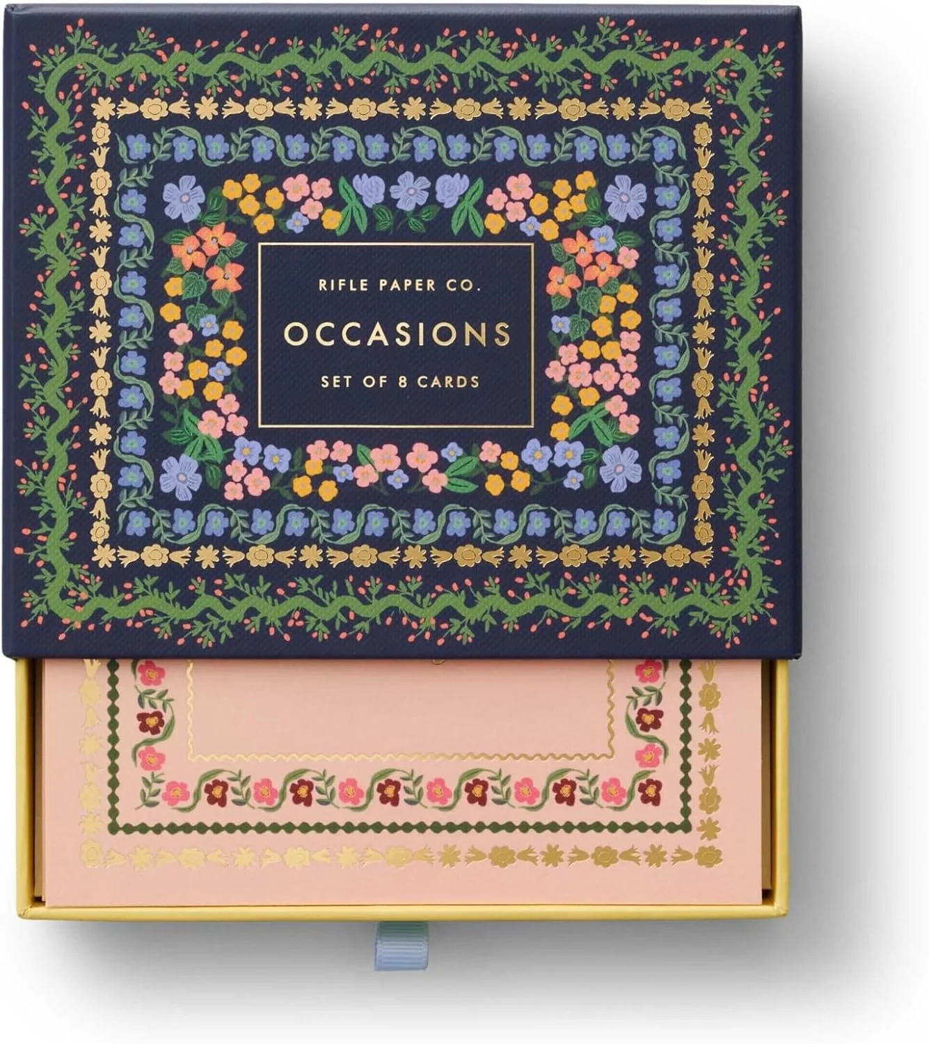 rifle paper co. wildwood thank you keepsake card set