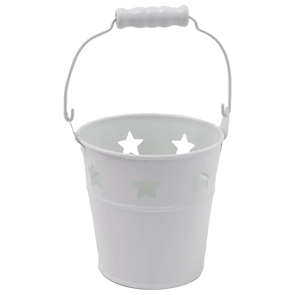 4" Diameter White Star Bucket