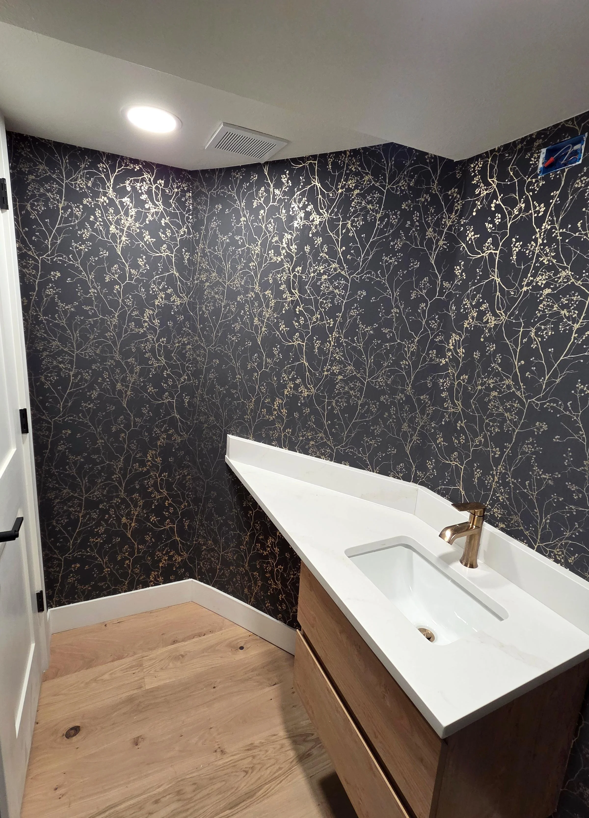 Interior spaces shaped by texture, light, and custom wall design