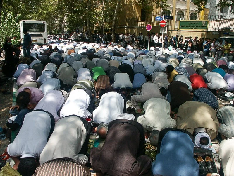 Editorial photograph from the Green Movement protests in Iran during 2009–2010, documenting public demonstrations, civic resistance, and everyday life under heightened security conditions. Part of a long-form documentary project by photographer Farha