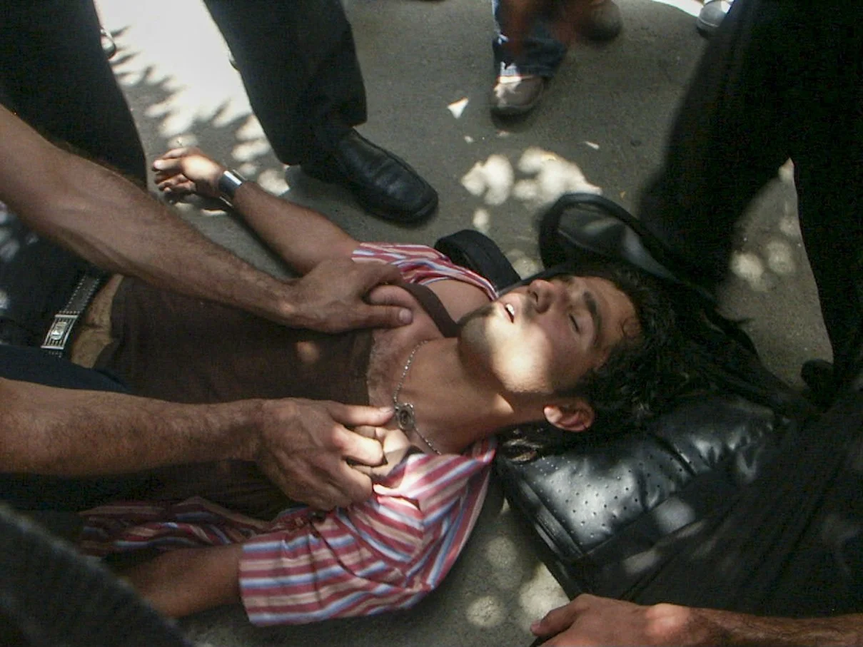 Scenes from the Iranian Green Movement protests, documenting public demonstrations in Iran — photo by Farhad Rajabali