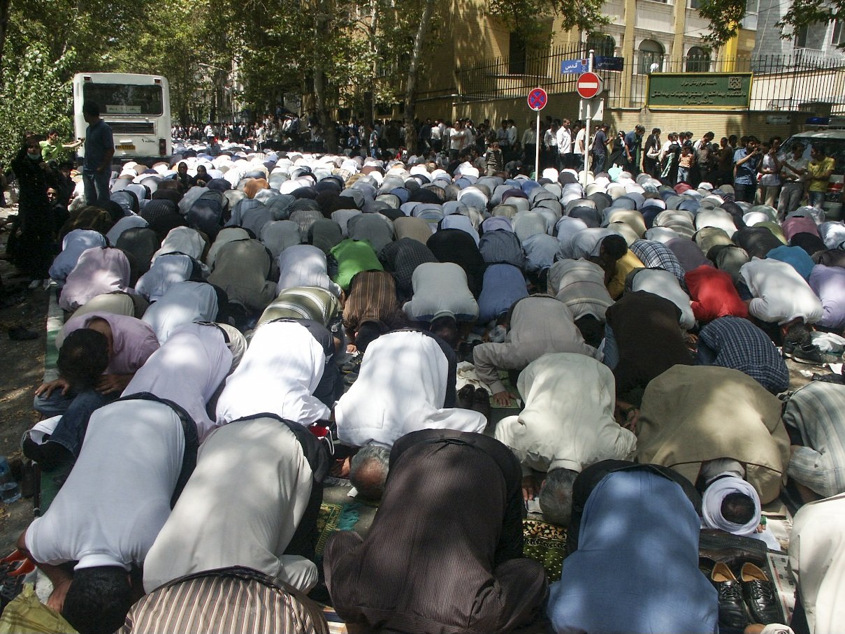 This image is part of the Green Movement documentary series, recorded during the 2009 protests in Tehran, Iran. The project documents everyday scenes and public demonstrations, reflecting resilience, collective presence, and civilian life during a si