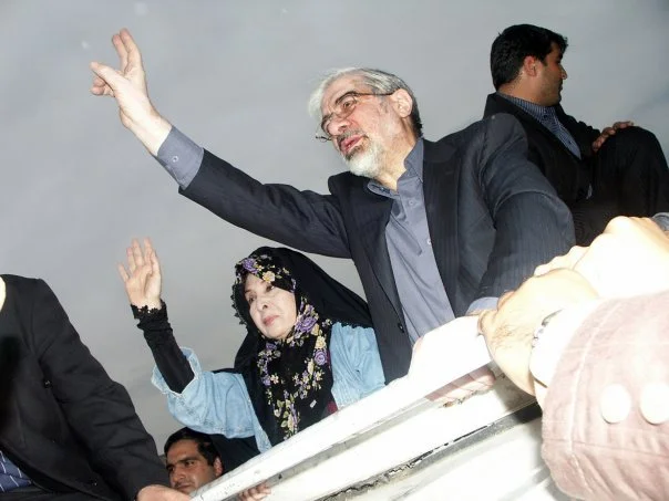 This image is part of the Green Movement documentary series, recorded during the 2009 protests in Tehran, Iran. The project documents everyday scenes and public demonstrations, reflecting resilience, collective presence, and civilian life during a si