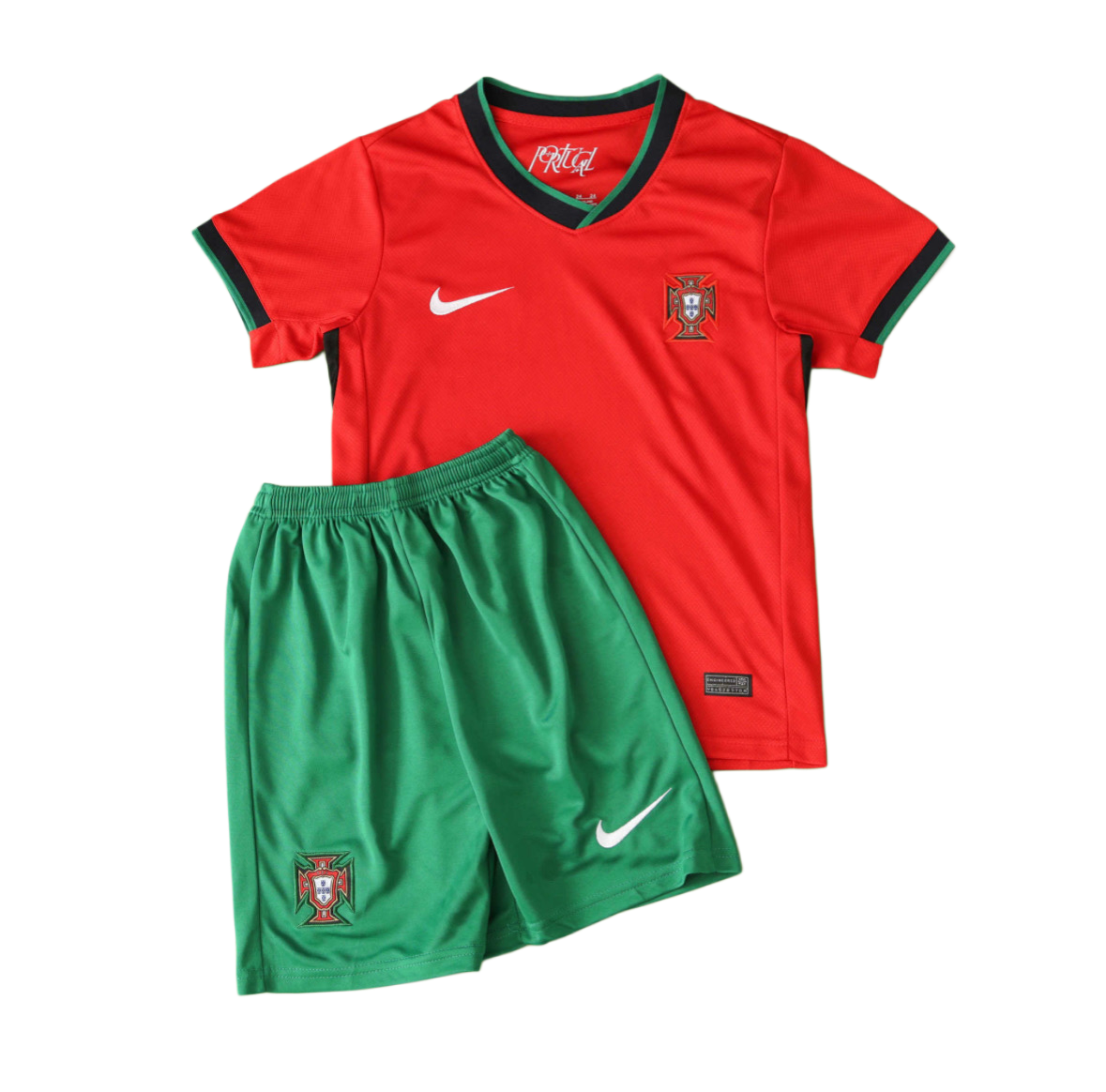 2024 UEFA Portugal home Kids kit