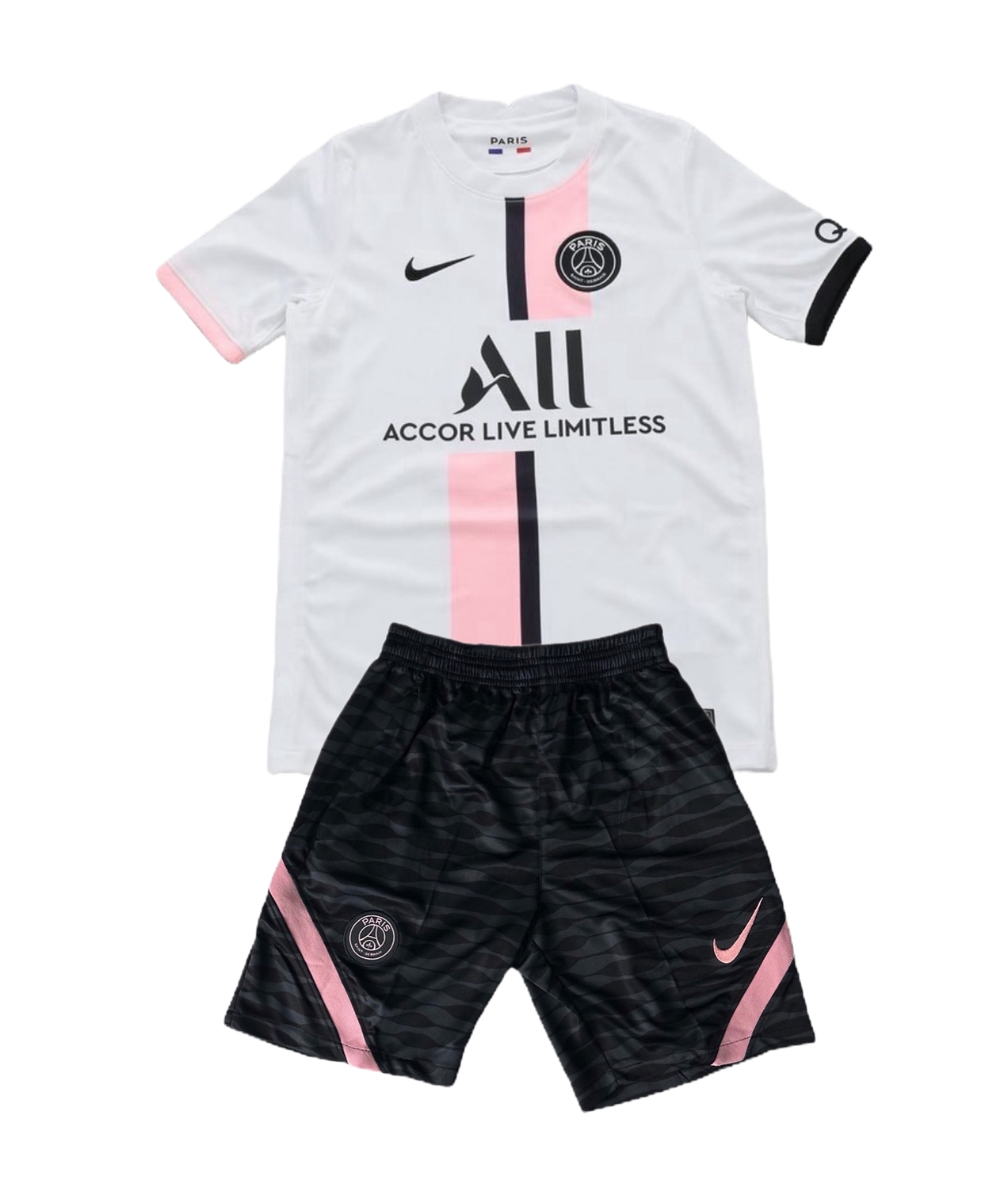 White/Pink PSG x Nike Summer Set