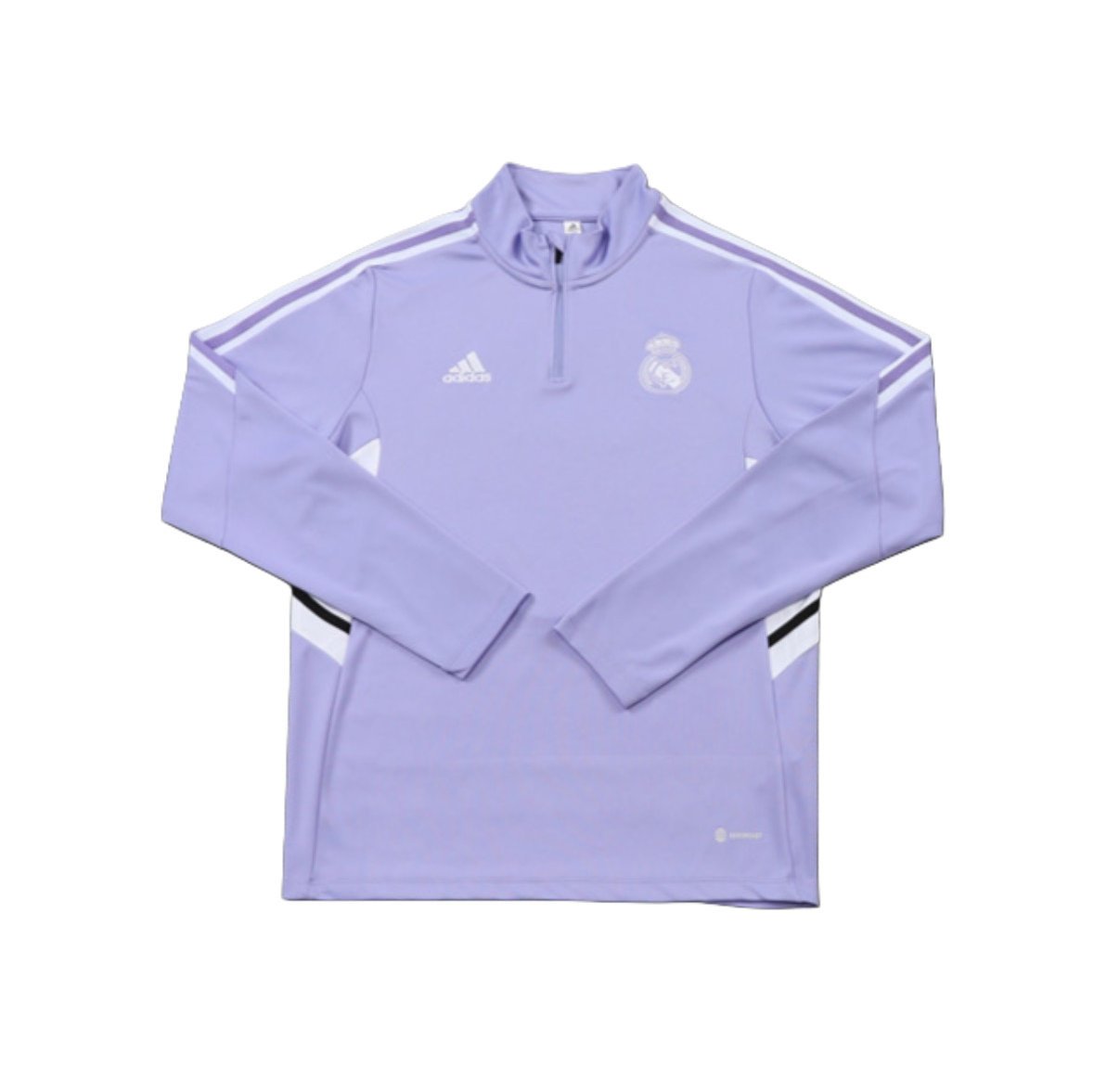 Purple/White Real Madrid Quarterzip Top