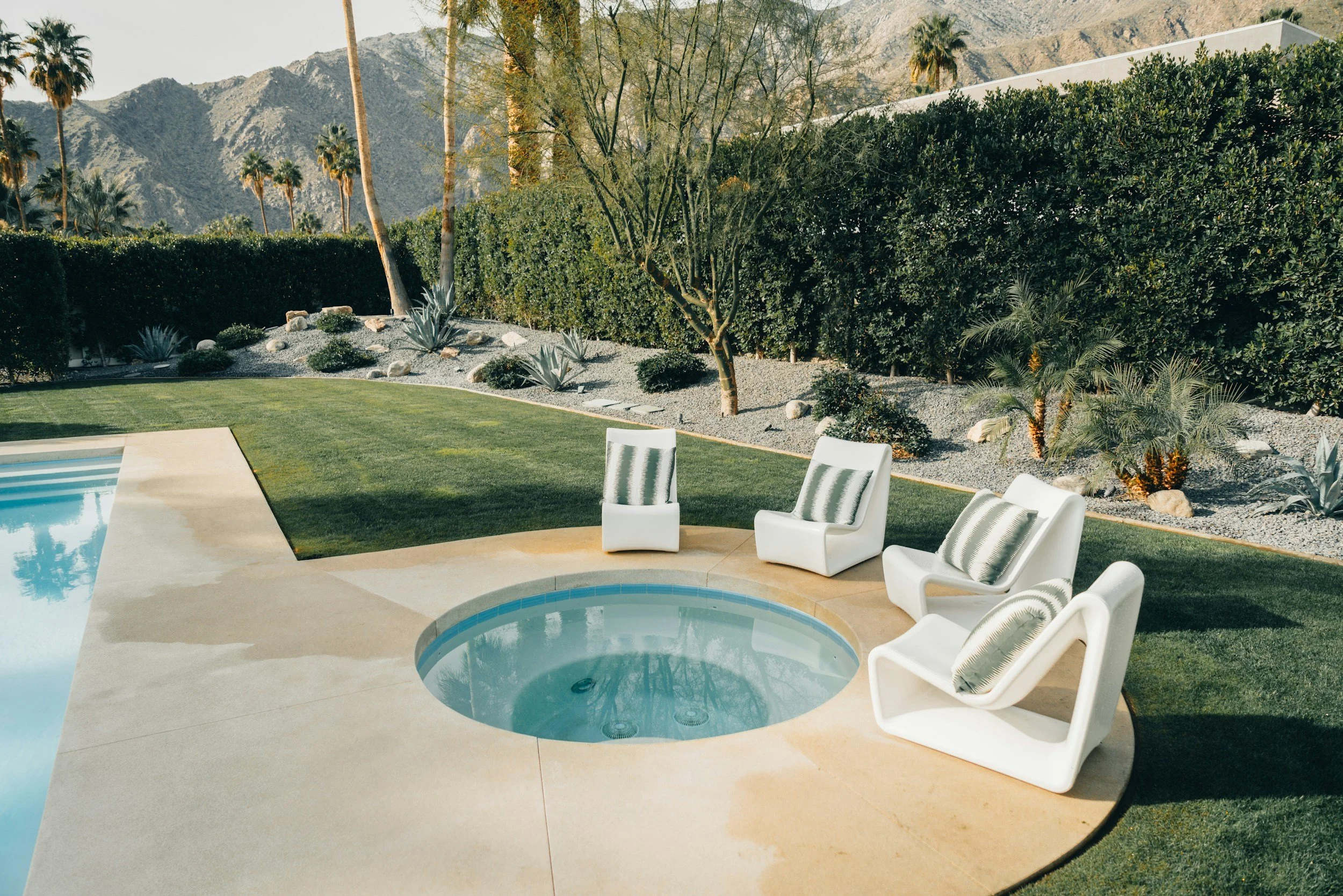Private pool at a Palm Springs vacation rental managed by Staylocal — full-service short-term rental management since 2014.