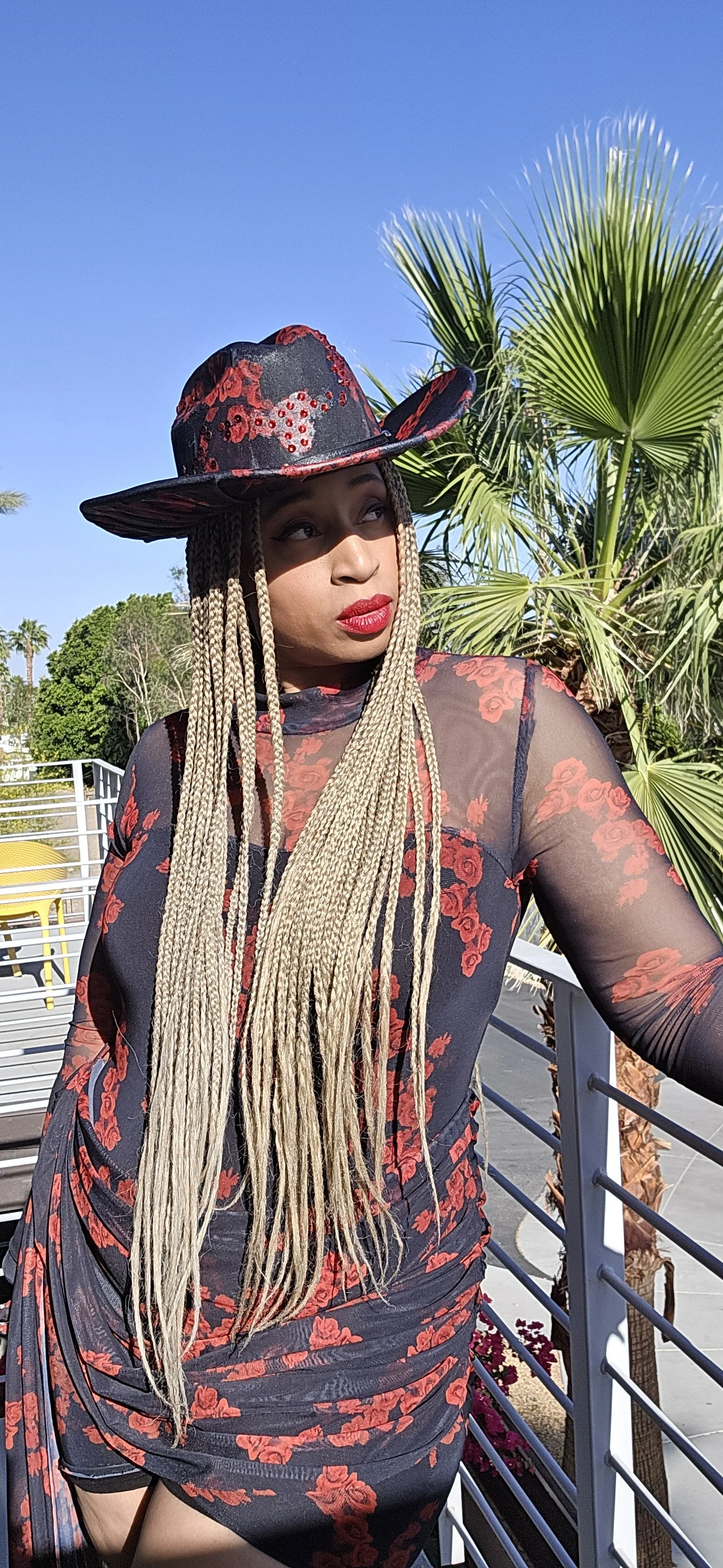 Rose biker short jumper