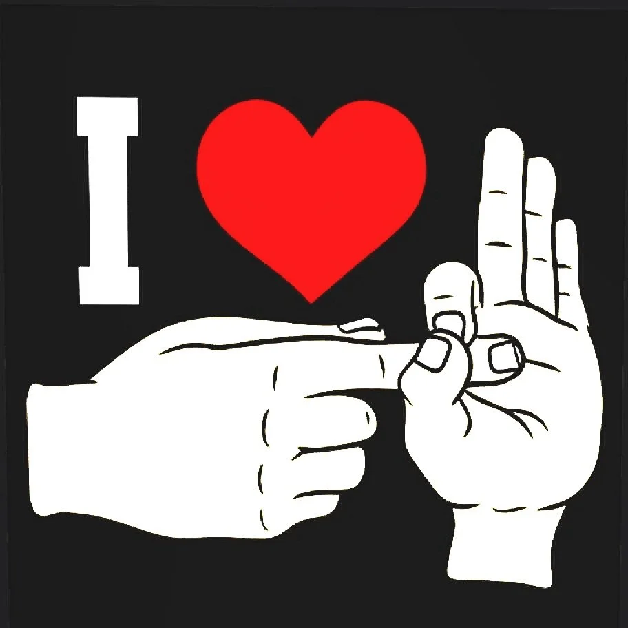i heart sex sign language