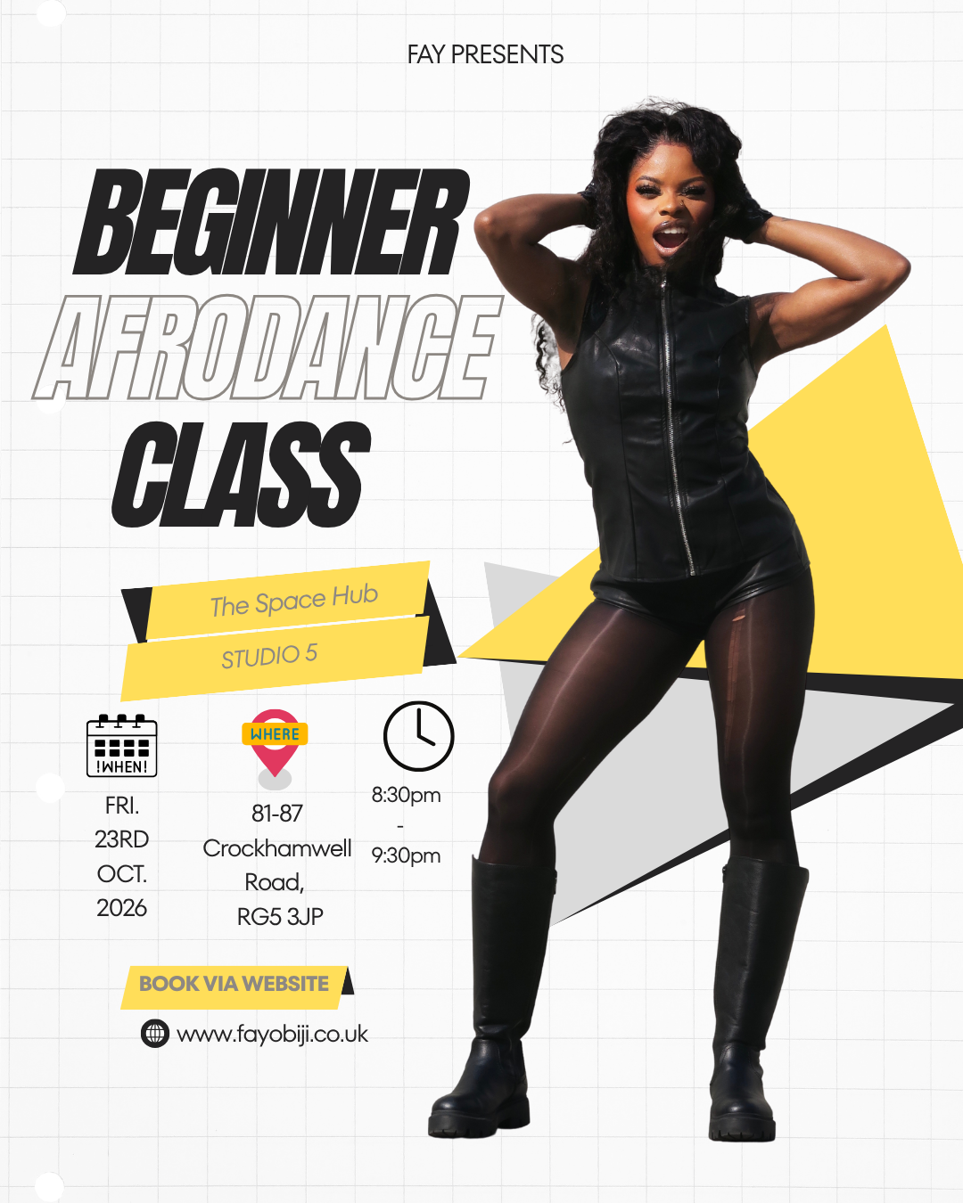 Beginner AfroDance Class Reading