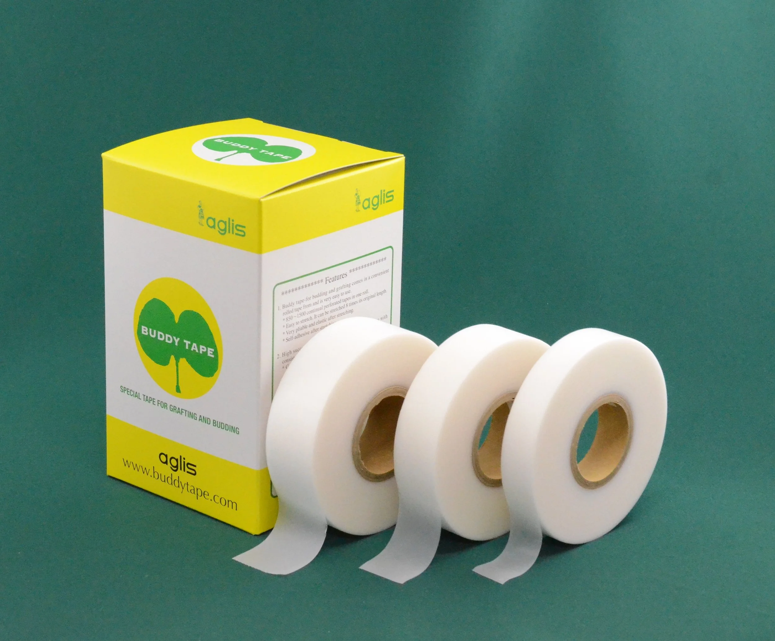 Buddy Tape Japanese professional grafting tape supplied to nurseries in more than 40 countries worldwide.