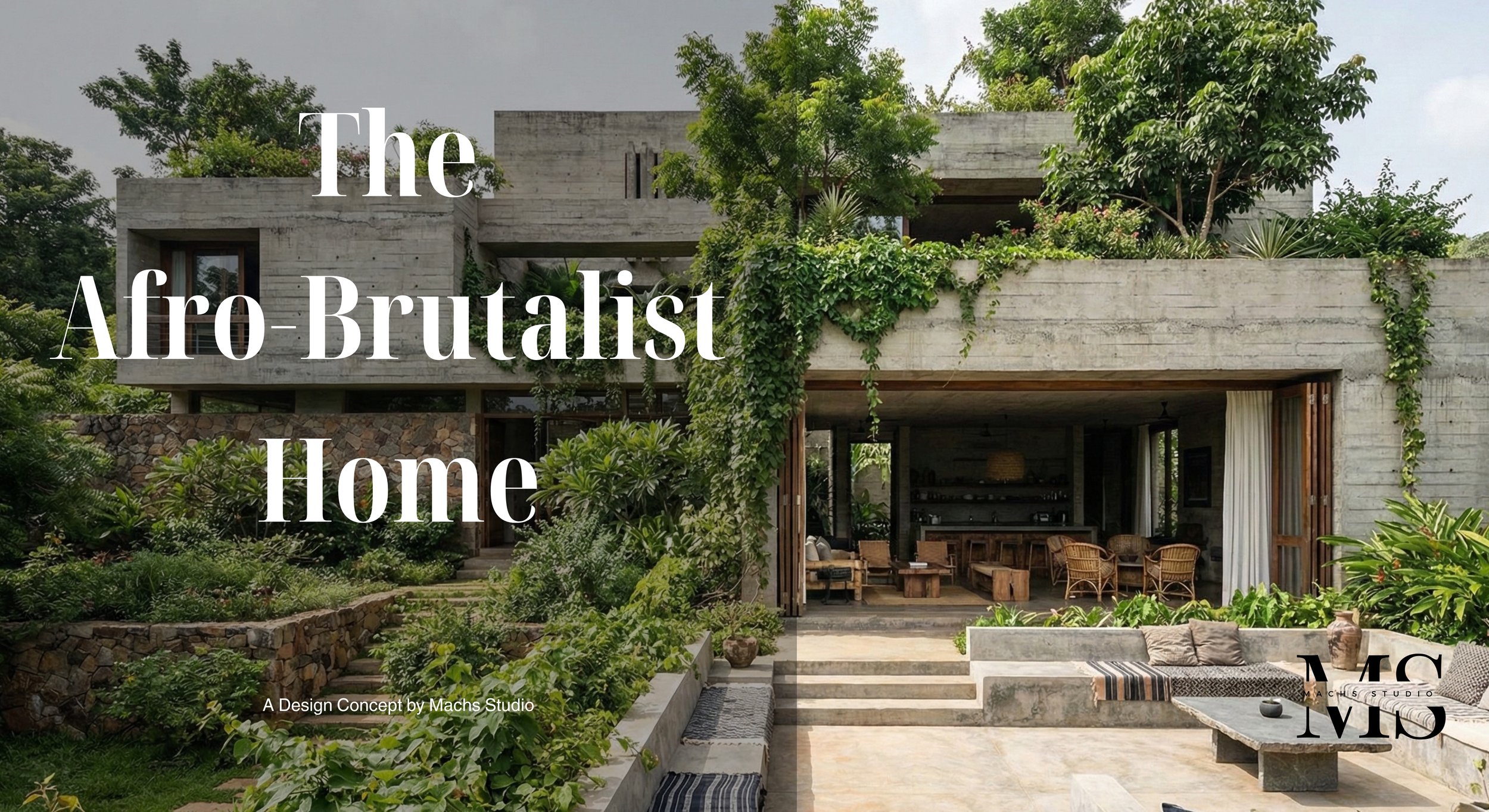 The Afro-Brutalist Home