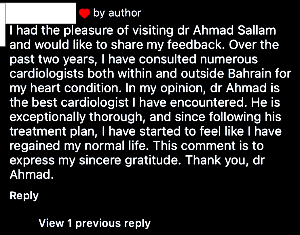 Patient feedback
