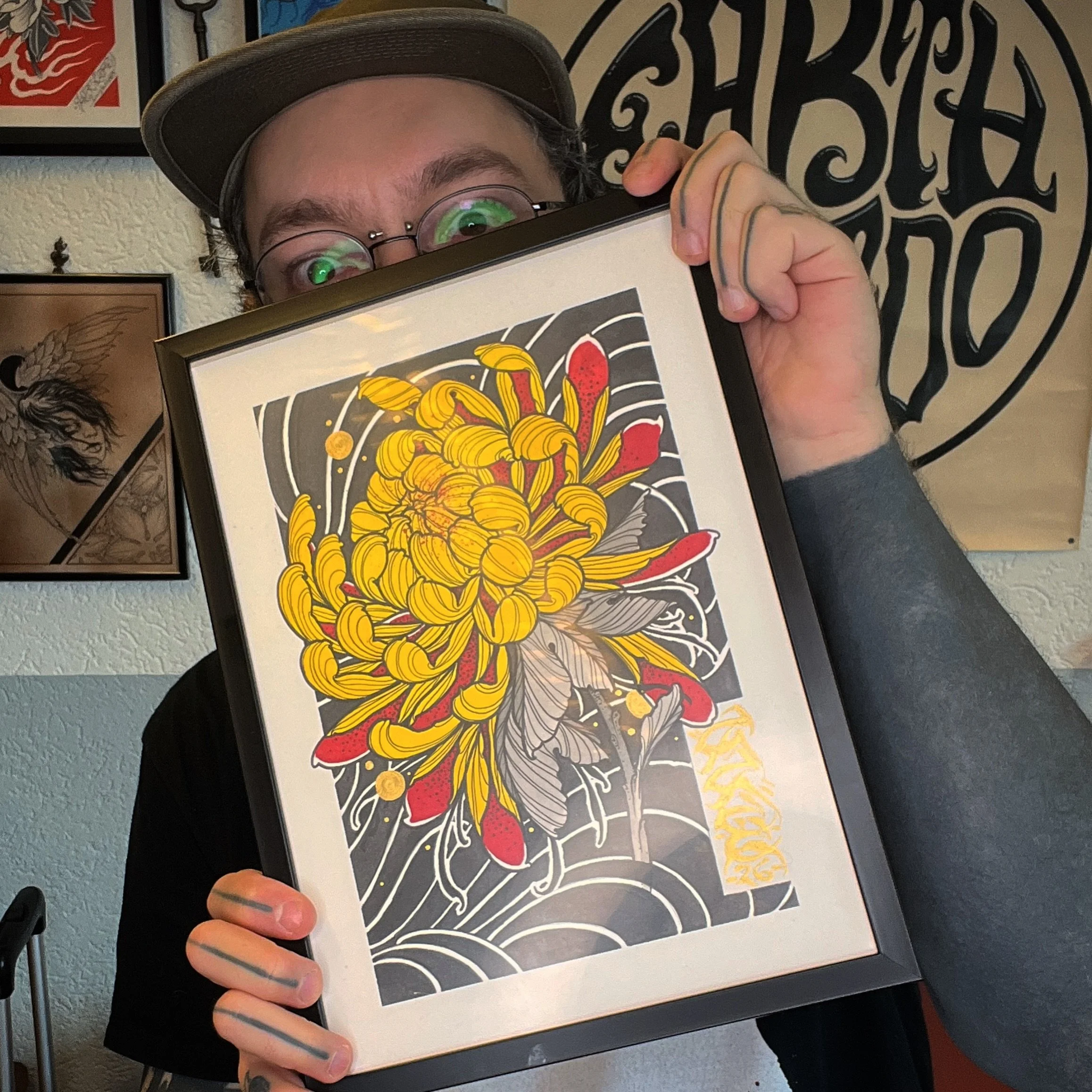 New painting and always evolving selfie skills.

Available as a tattoo concept or to look nice on your walls. Inks, markers and the usual stuff on paper.

I have LOADS of time in June and July so if you&rsquo;re a real tatlord or lady getting tattooe