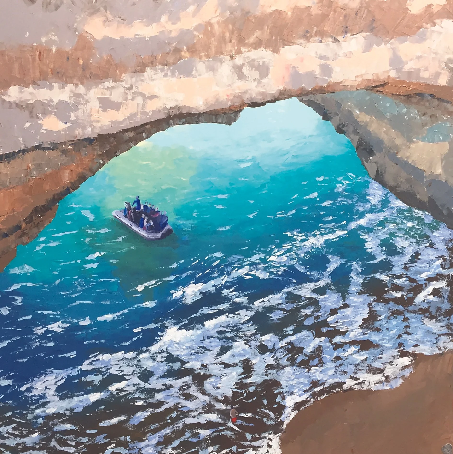 Benagil Cave Medium Print