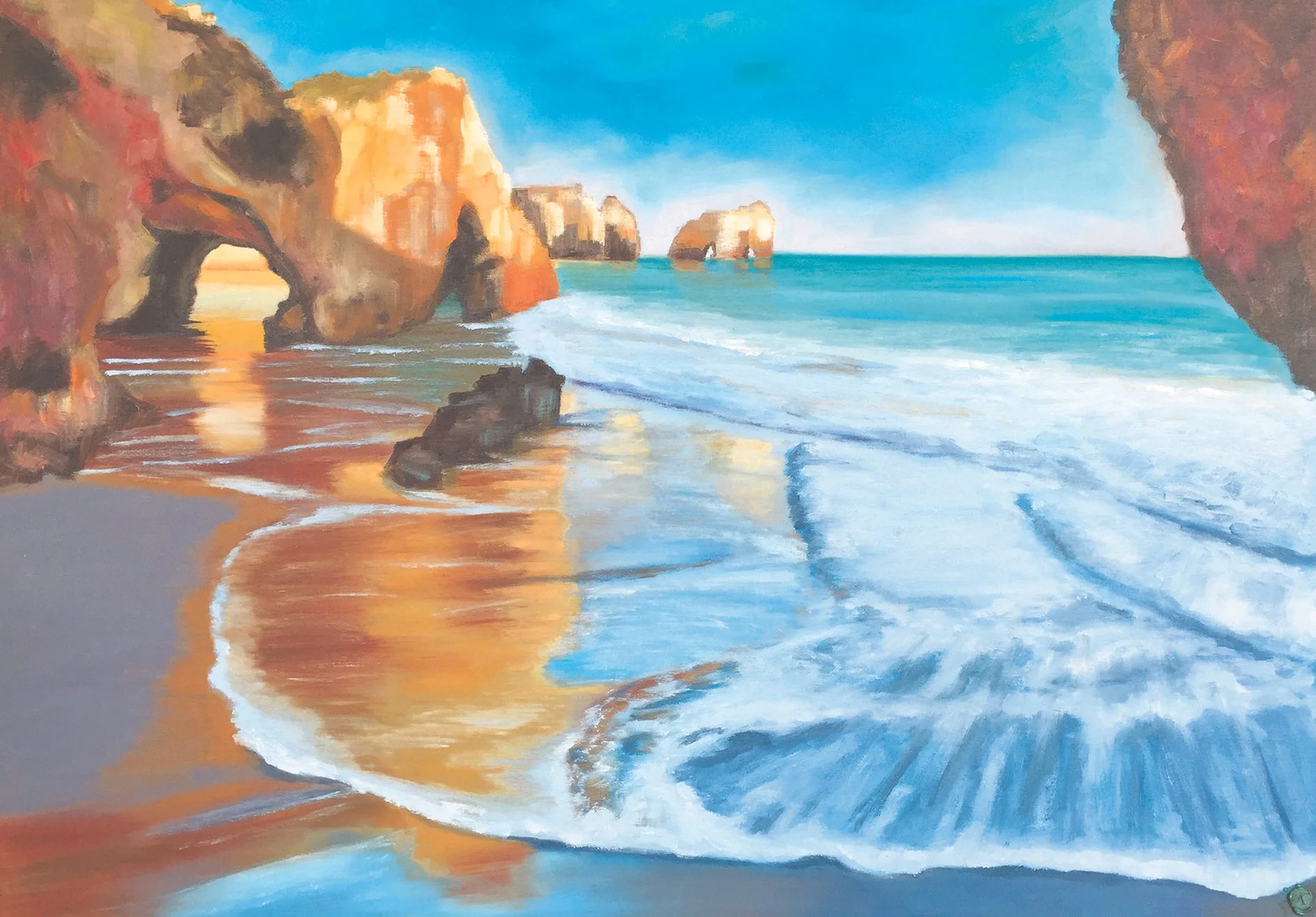 Alvor Beach No.4 Canvas Print