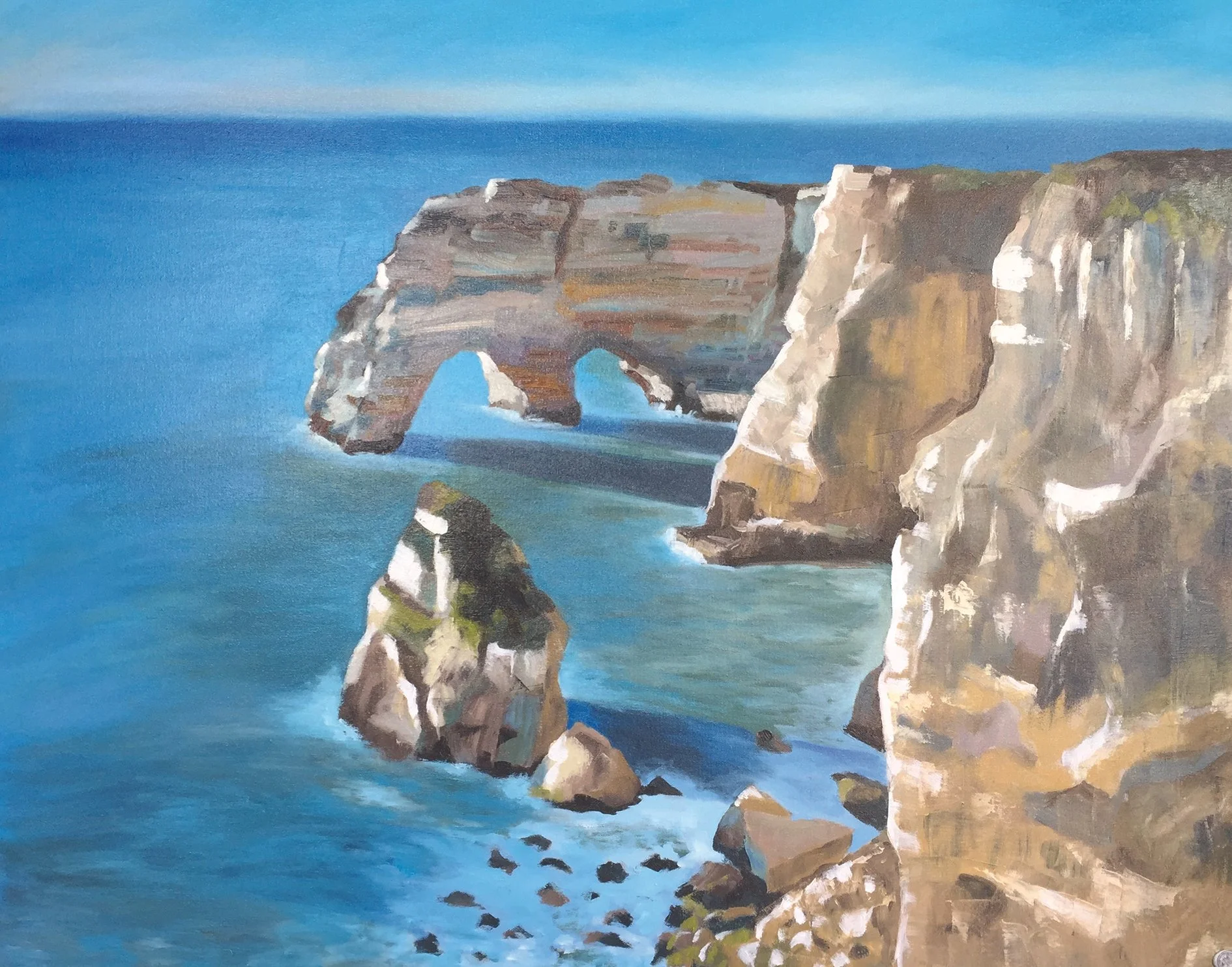 Algarve Coast Original Painting