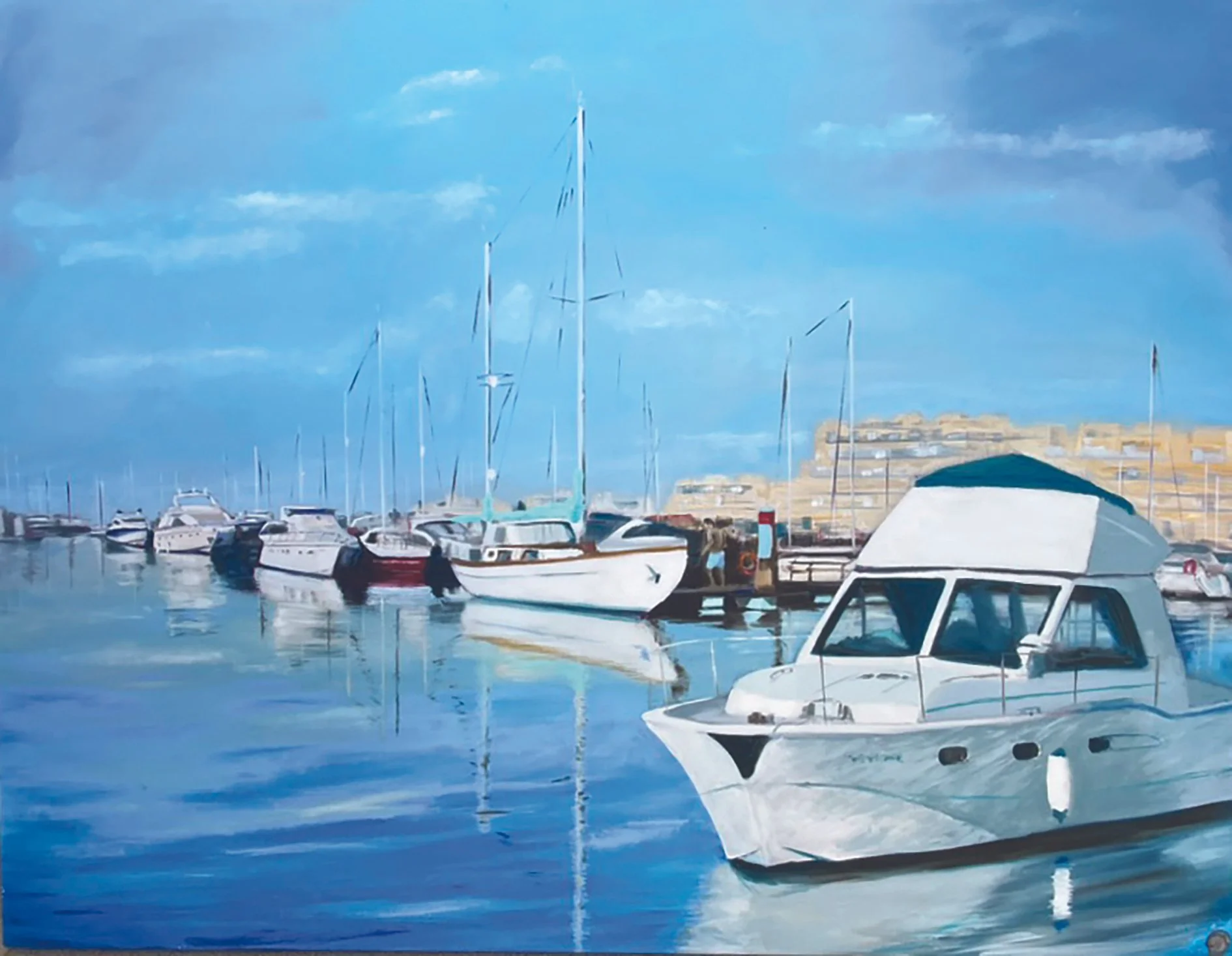 Vilamoura Marina Small Print