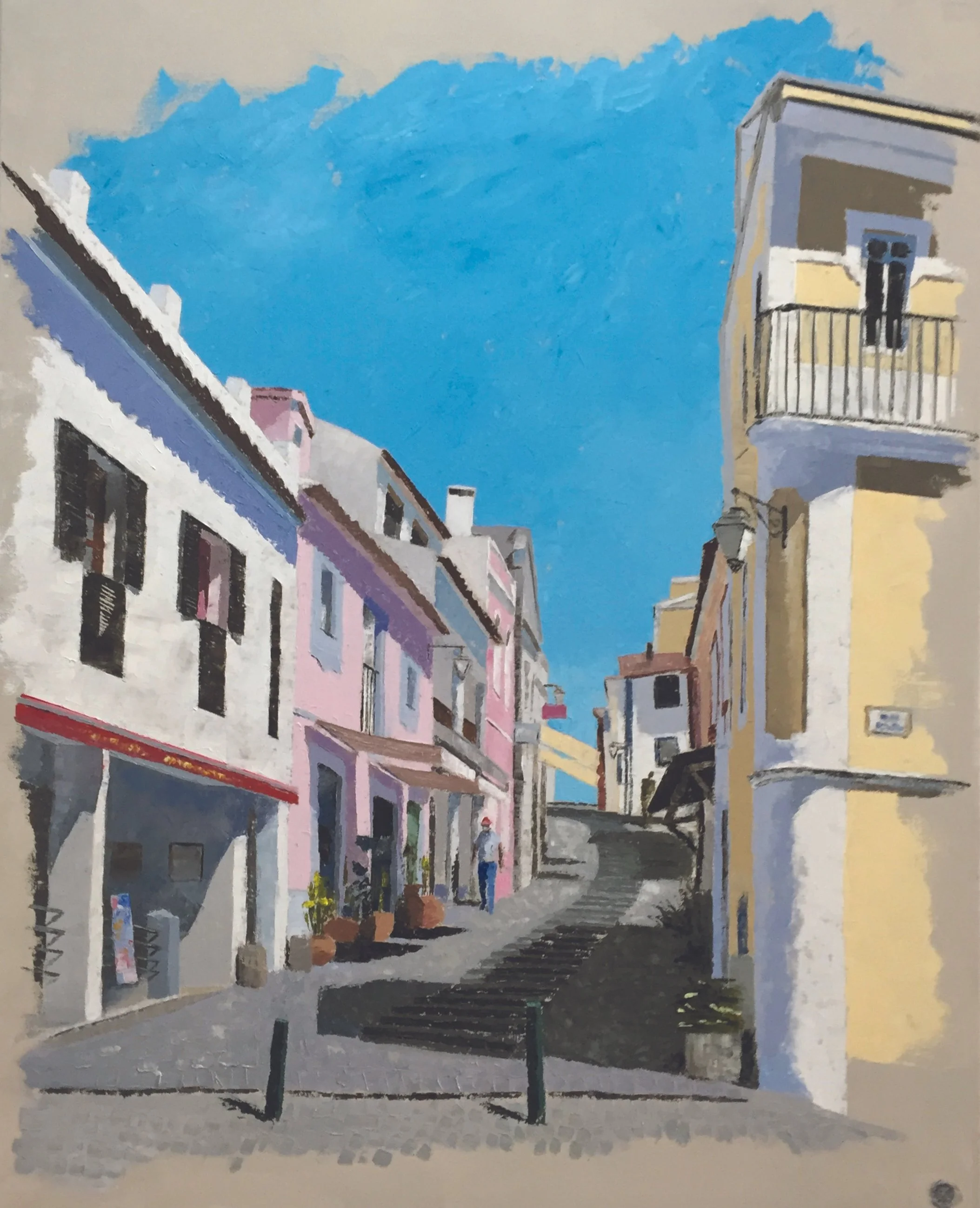 Monchique Donkey Steps Small Print