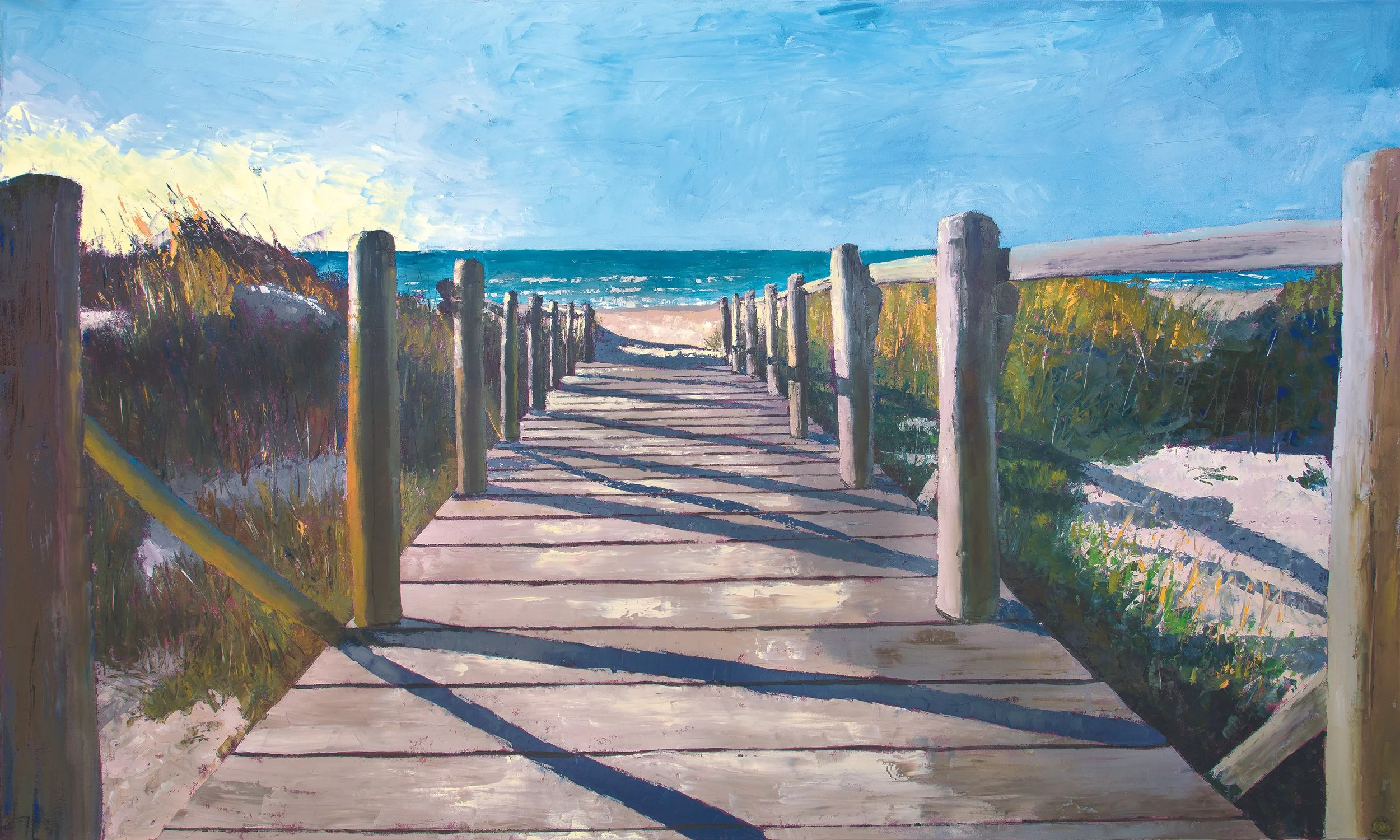 West Coast Boardwalk Medium Print