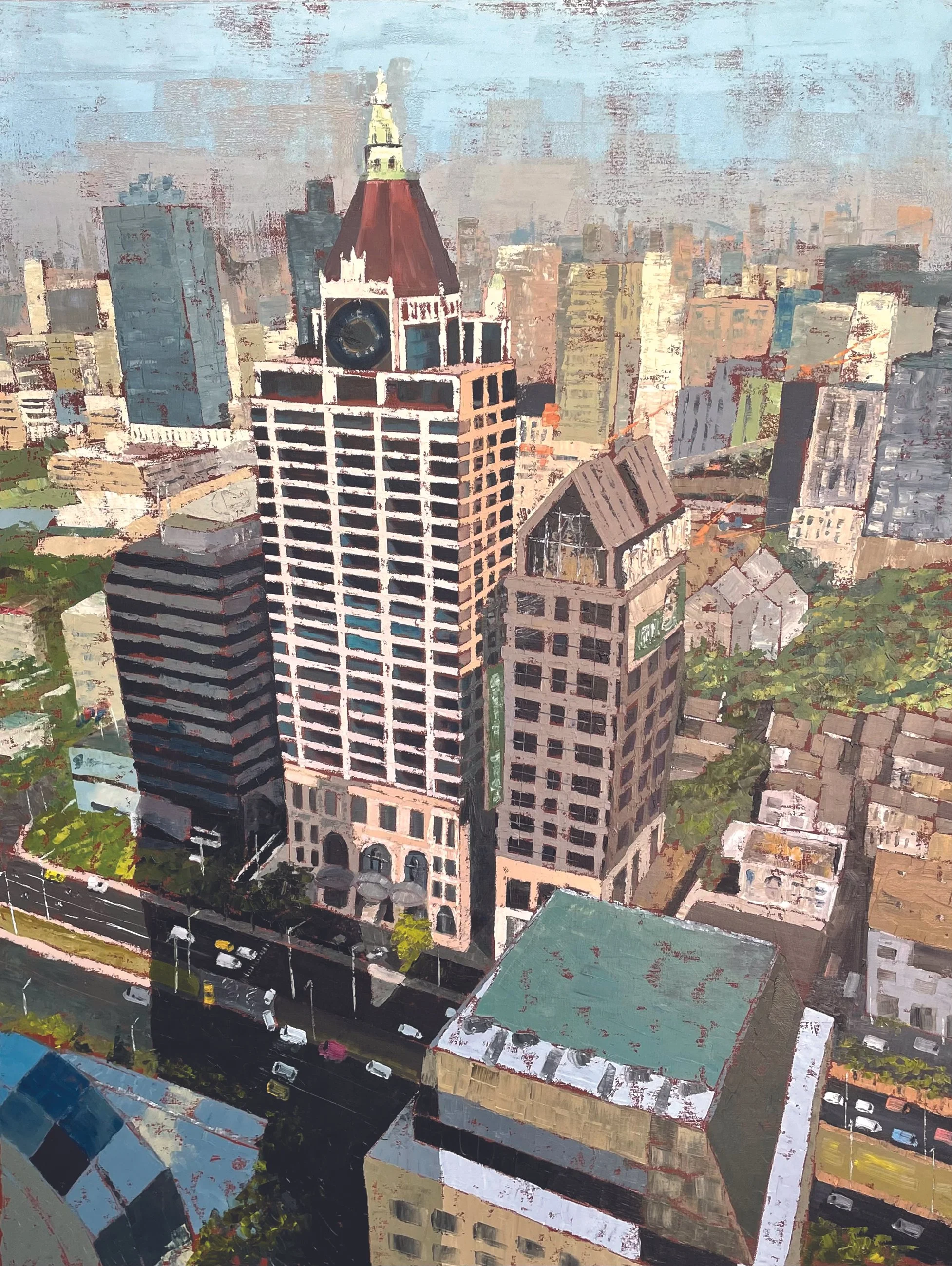 Bangkok Skyline Small Print