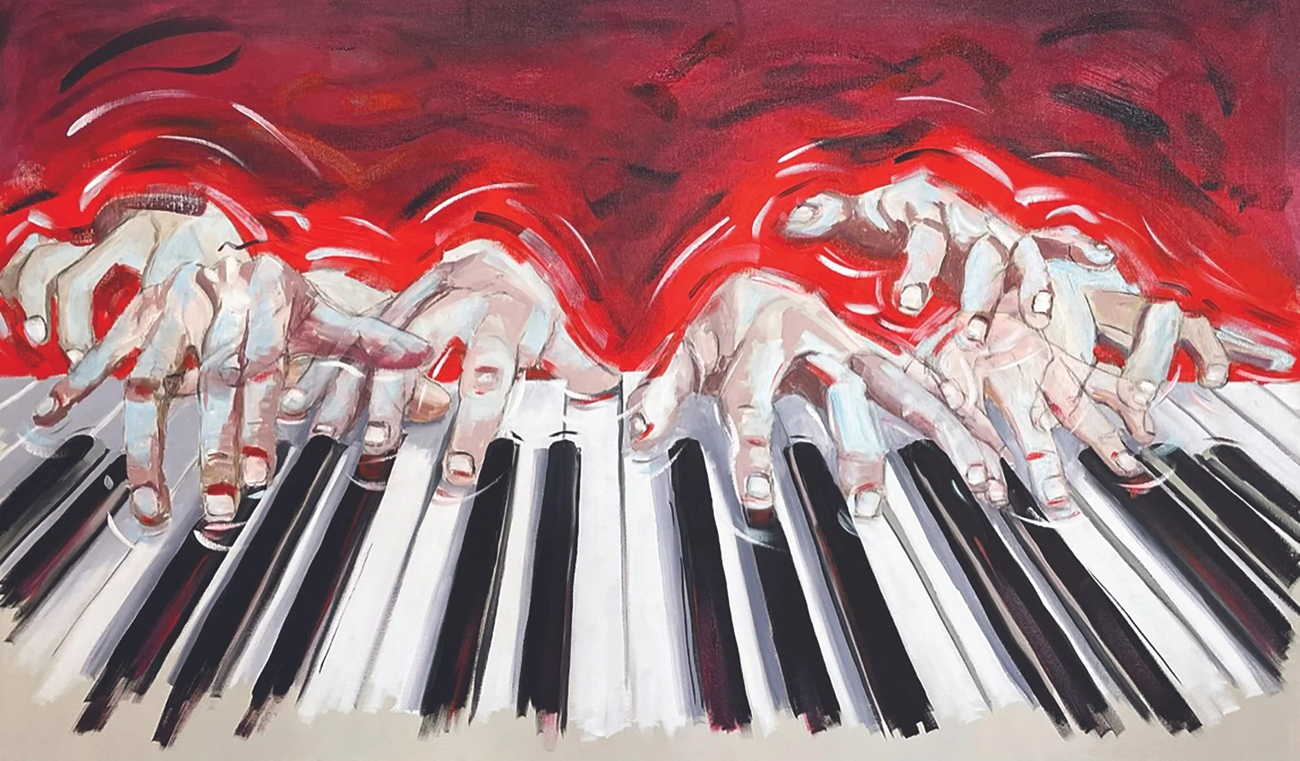 Piano Hands Small Print