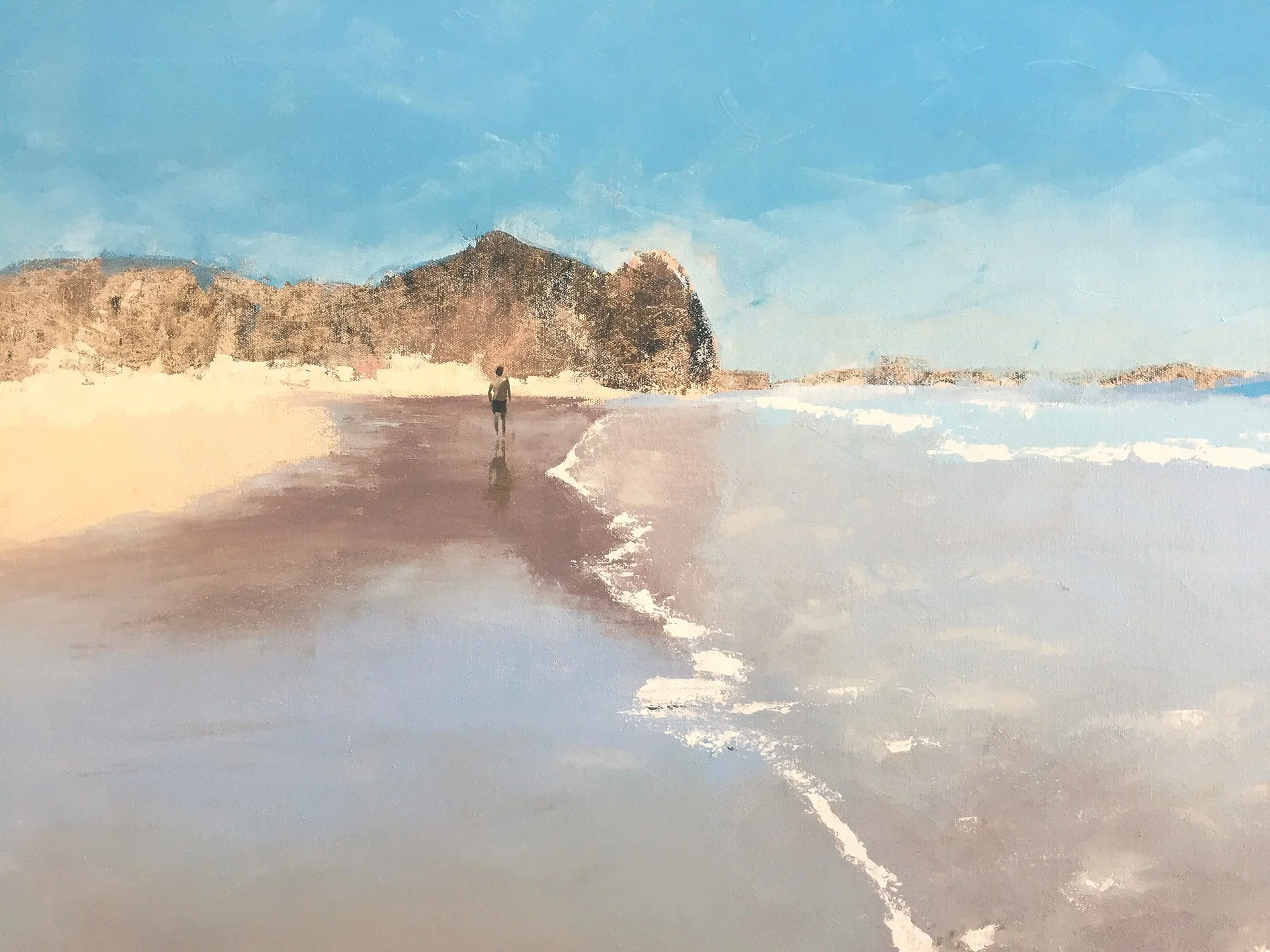 Amado Beach Walk Original Painting