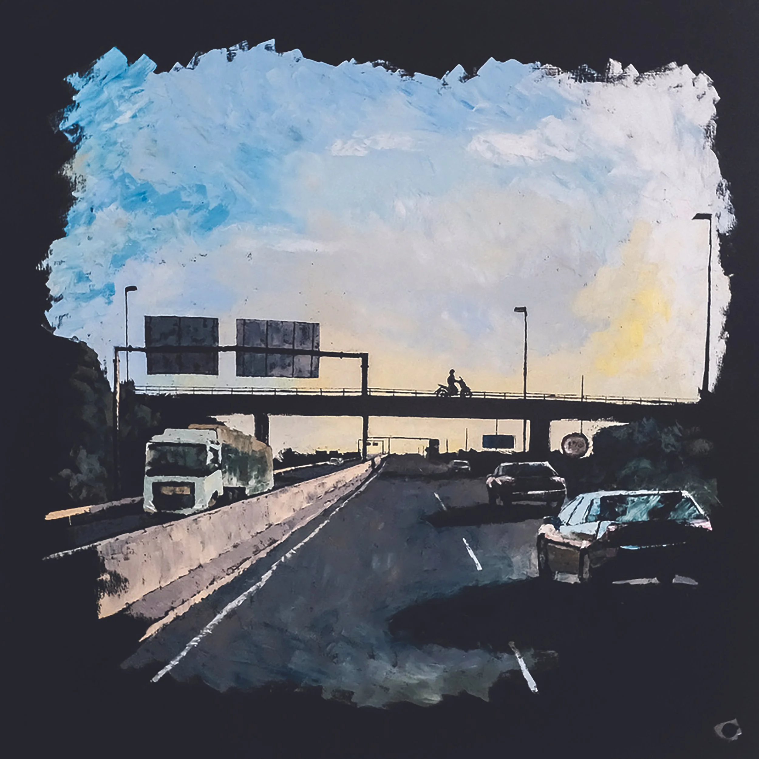 Sunrise on the A22 Medium Print