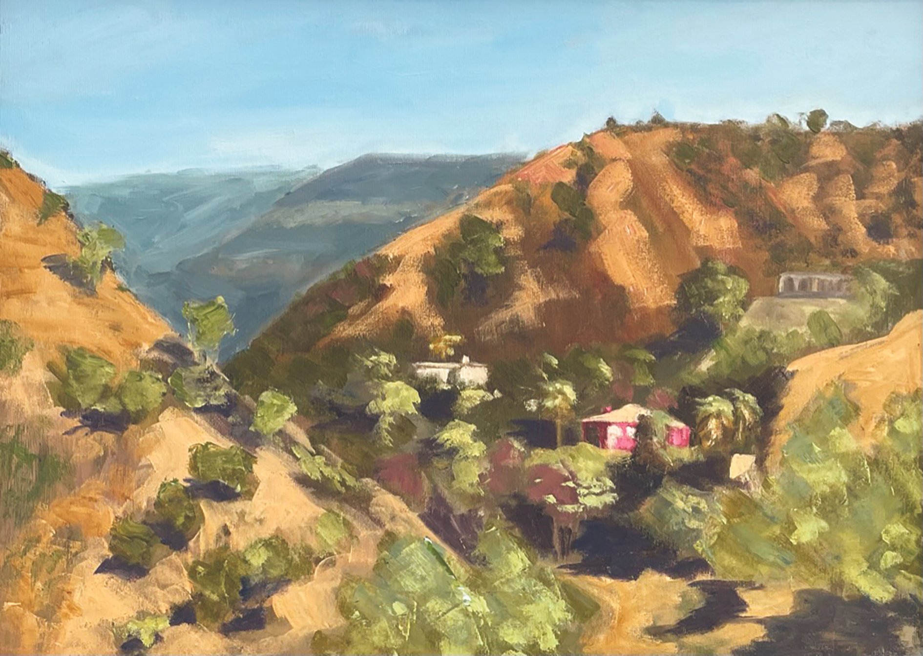 Monchique Hills Original Painting