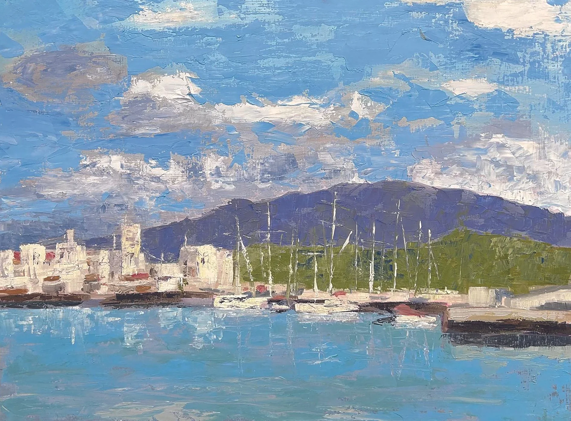 Monchique from Ferragudo Small Print